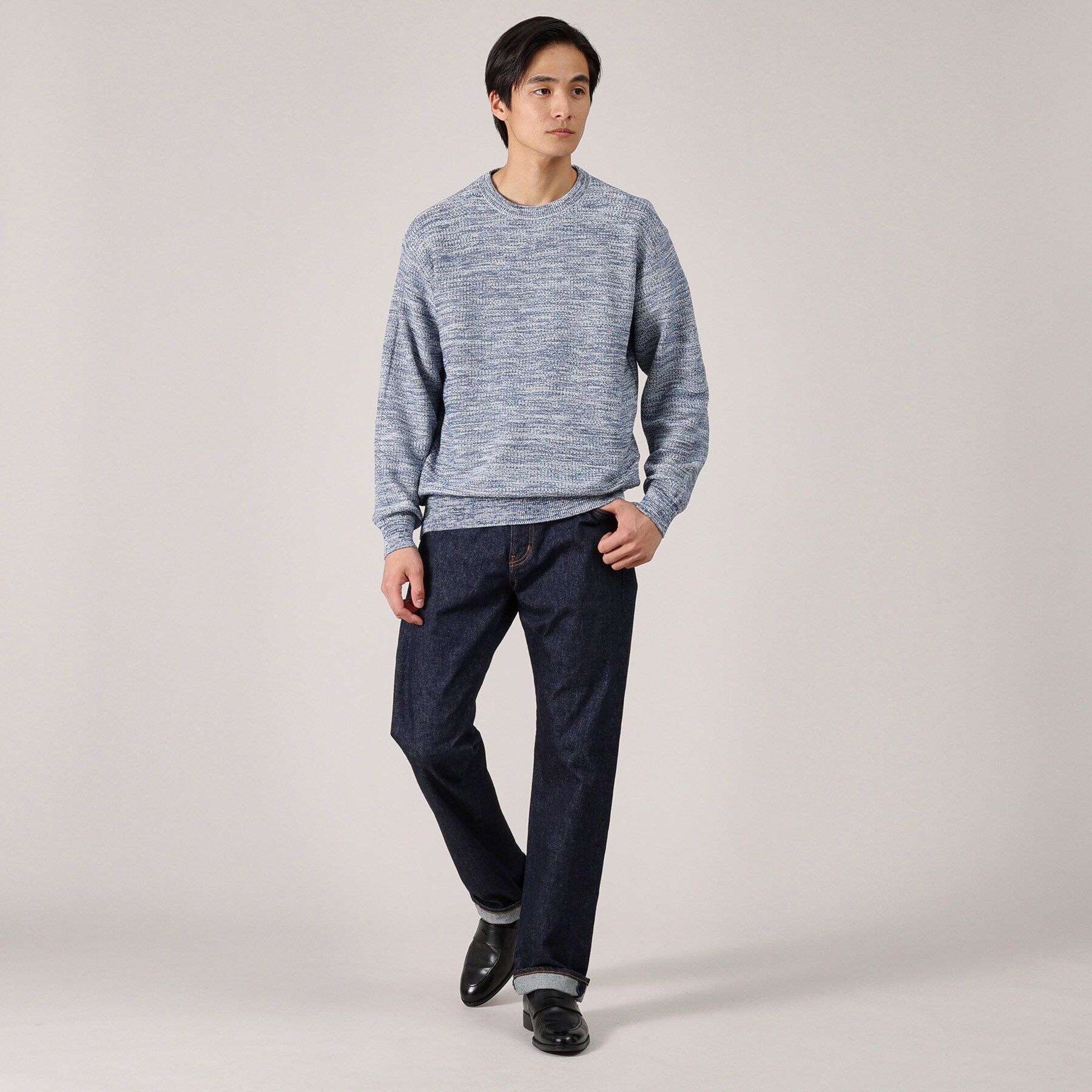 TAKEO KIKUCHI「スプリング メランジ ニット」|ニット・セーター|