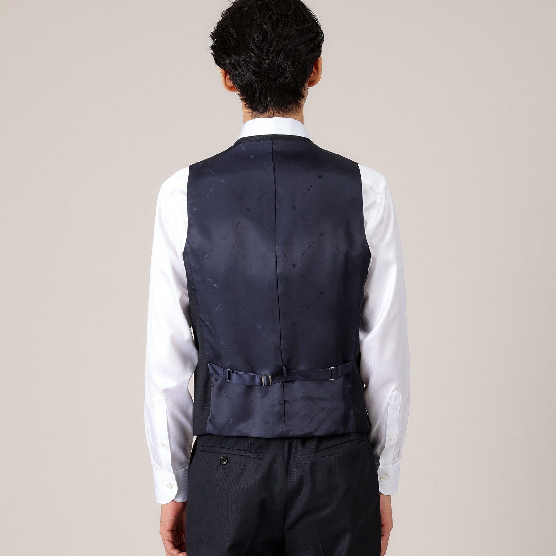 TAKEO KIKUCHI「【DORMEUIL AMADEUS365】ダイアゴナル柄 ベスト /3ピース対応」|スーツ|