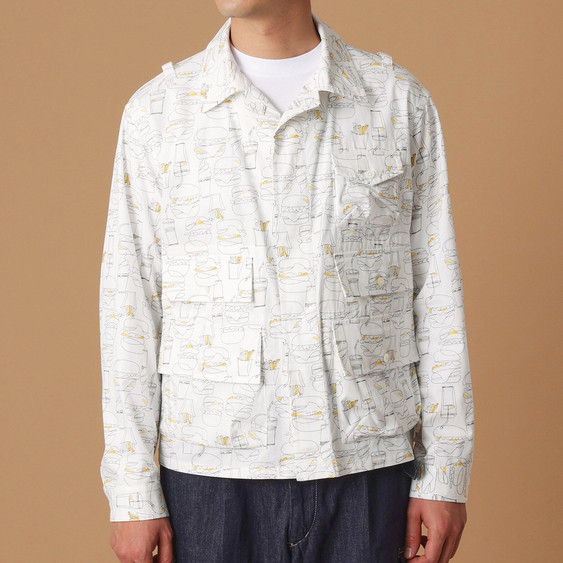 40CARATS&525「多ポケット シャツブルゾン」|ブルゾン・スタジャン|