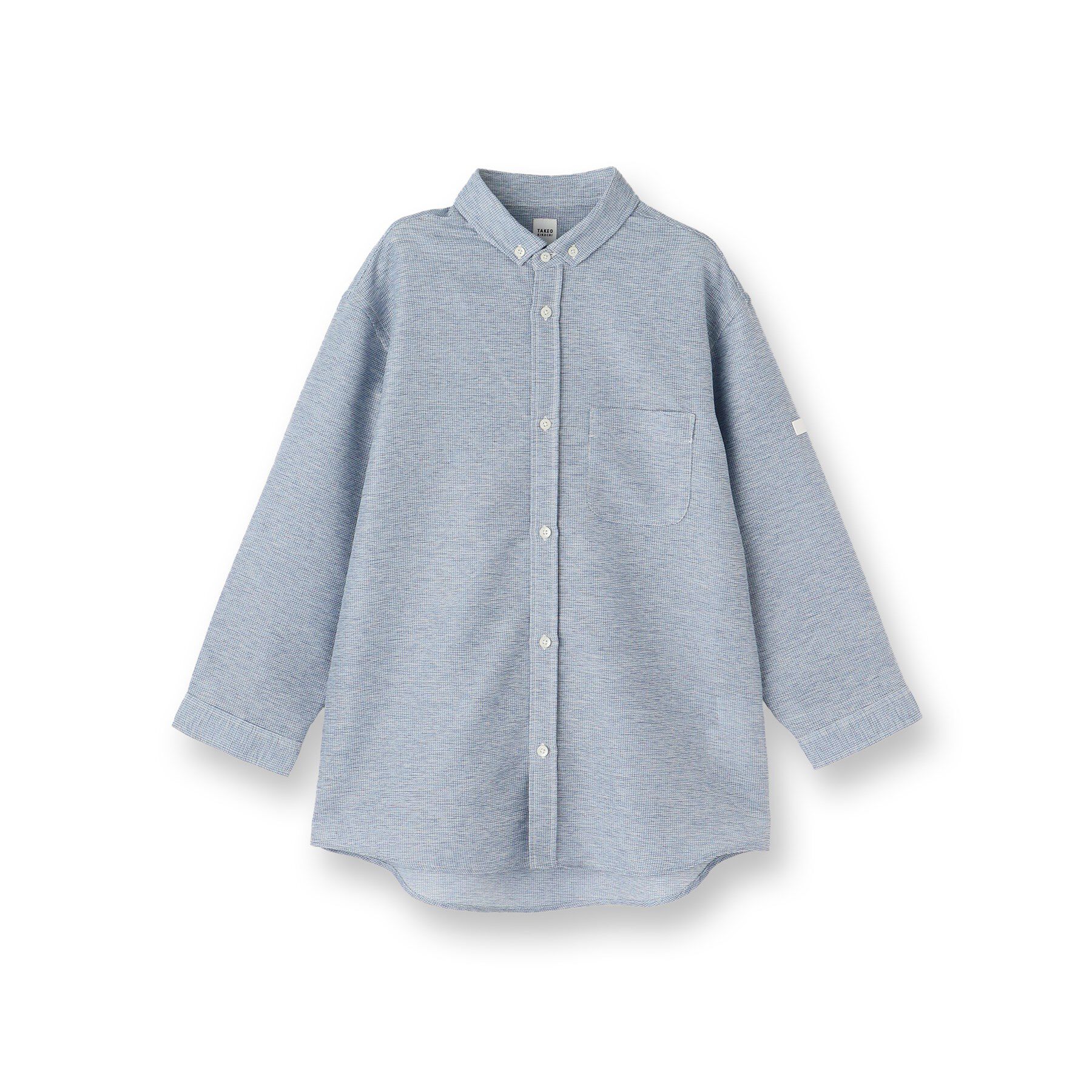 TAKEO KIKUCHI「【Sサイズ～】カラミ織り 7分袖シャツ」|シャツ・ブラウス|