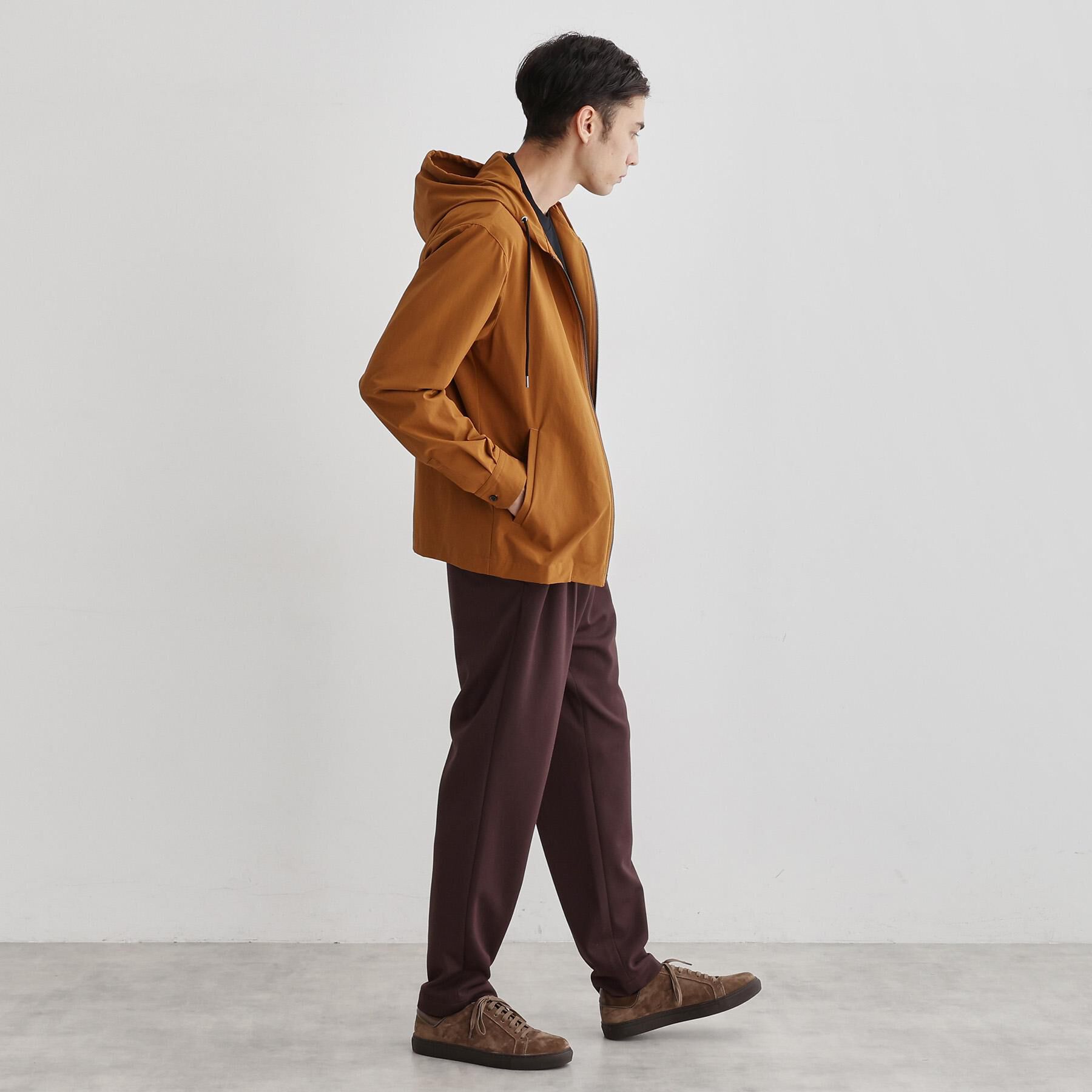 TAKEO KIKUCHI「【3D ナイロン ストレッチ】ジップアップ フードブルゾン」|ブルゾン・スタジャン|