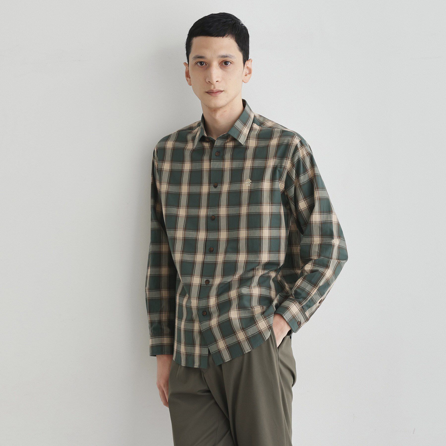 TAKEO KIKUCHI「【LIMITED】ダークチェック長袖シャツ」|シャツ・ブラウス|