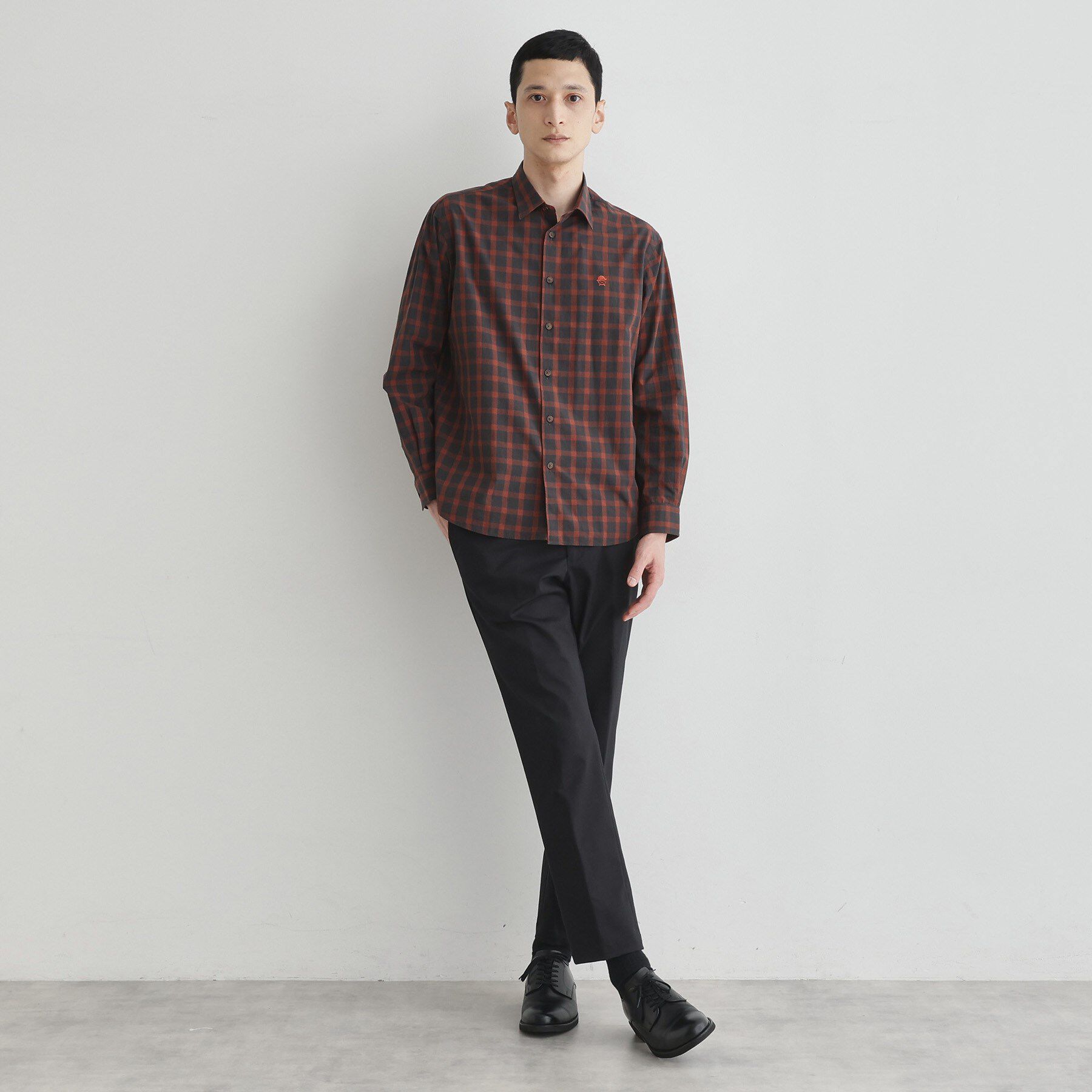 TAKEO KIKUCHI「【LIMITED】ダークチェック長袖シャツ」|シャツ・ブラウス|