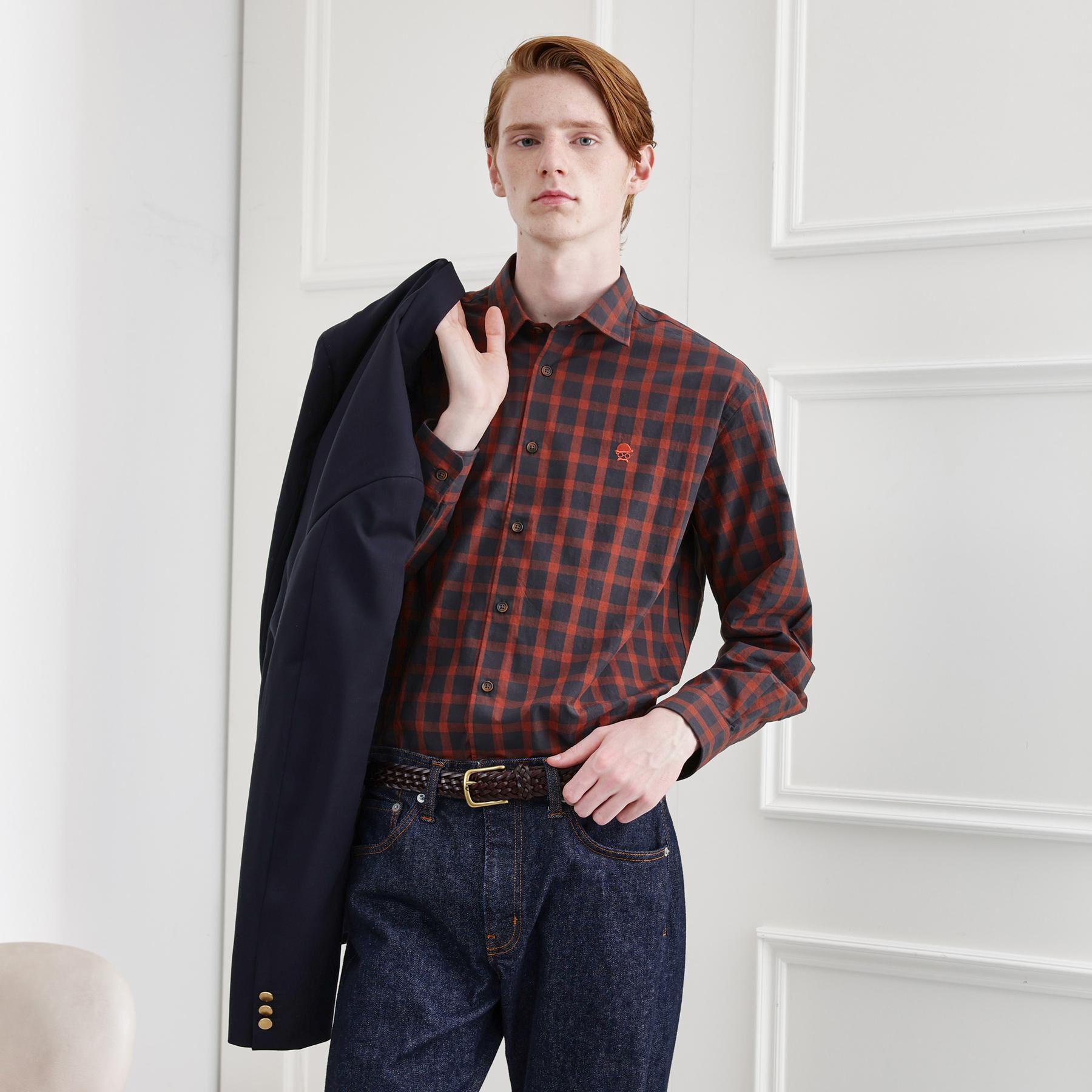 TAKEO KIKUCHI「【LIMITED】ダークチェック長袖シャツ」|シャツ・ブラウス|