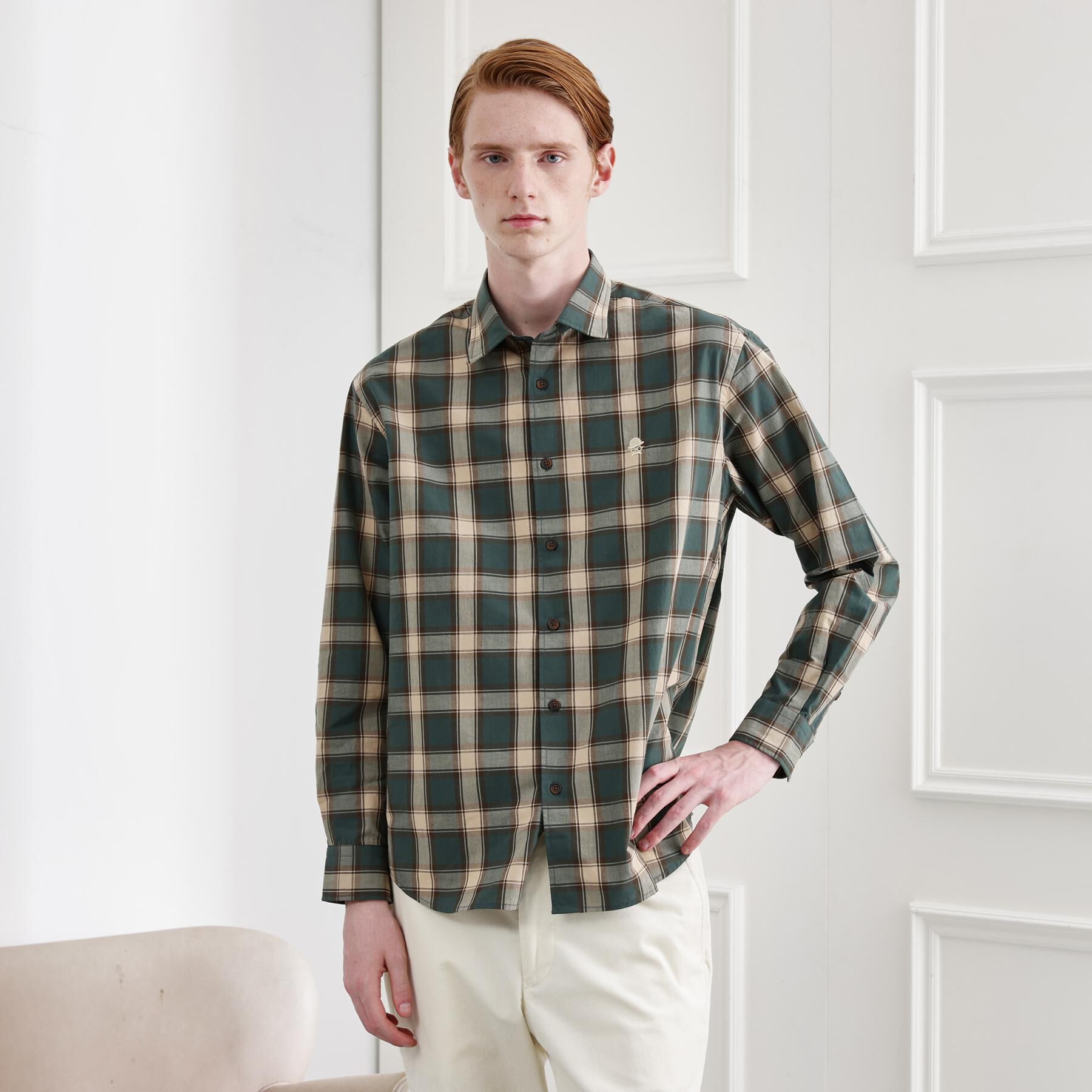 TAKEO KIKUCHI「【LIMITED】ダークチェック長袖シャツ」|シャツ・ブラウス|