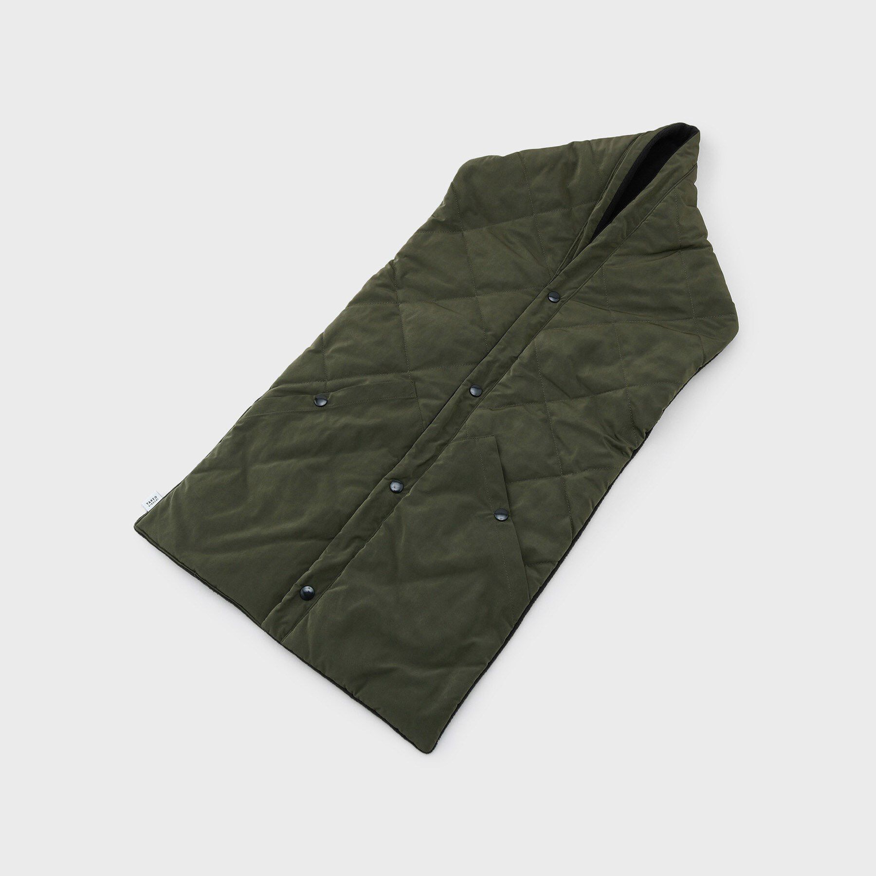 TAKEO KIKUCHI「中綿マフラーベスト」|ストール|グリーン(025)