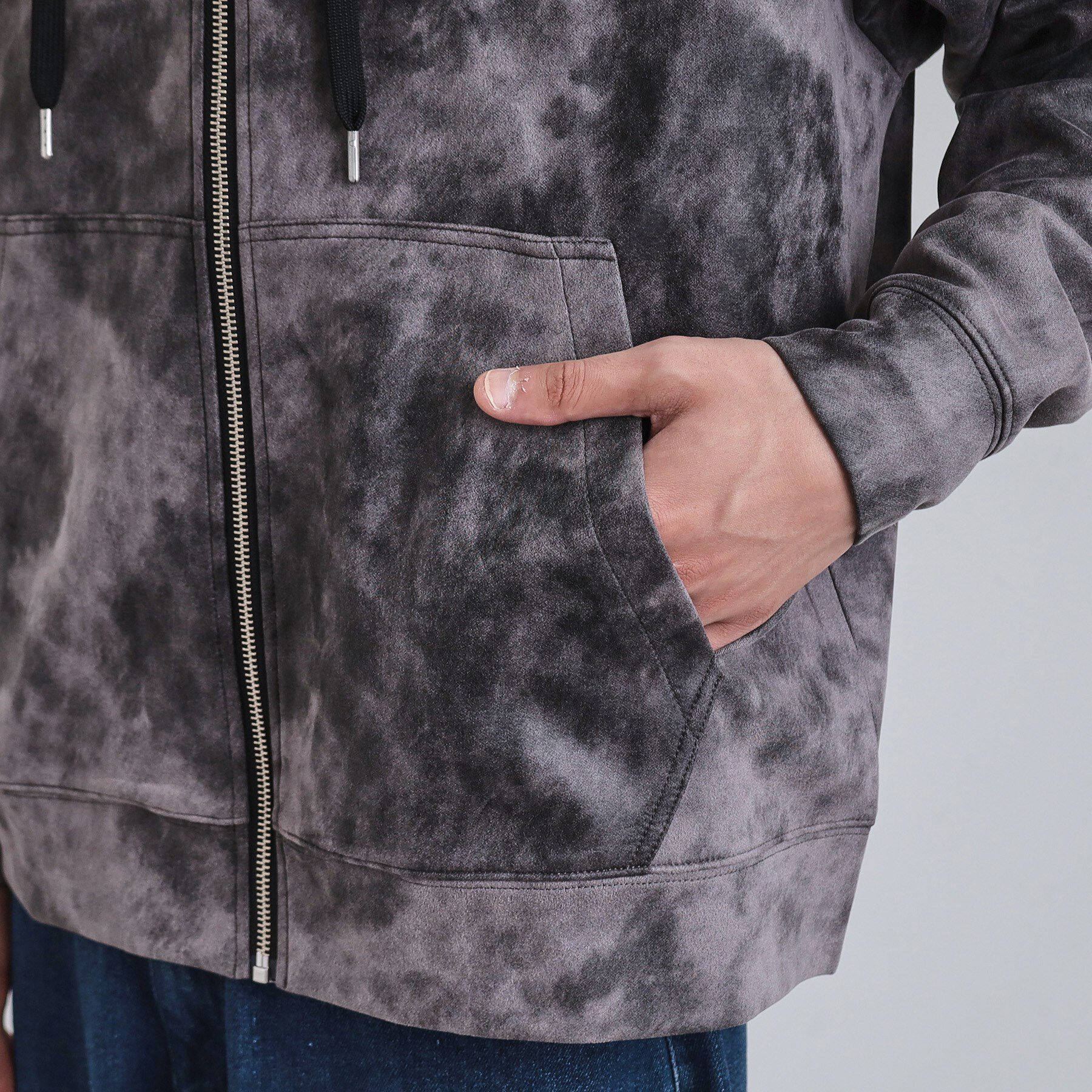 tk.TAKEO KIKUCHI「ヴィンテージライクプリント ジップパーカー」|パーカー|