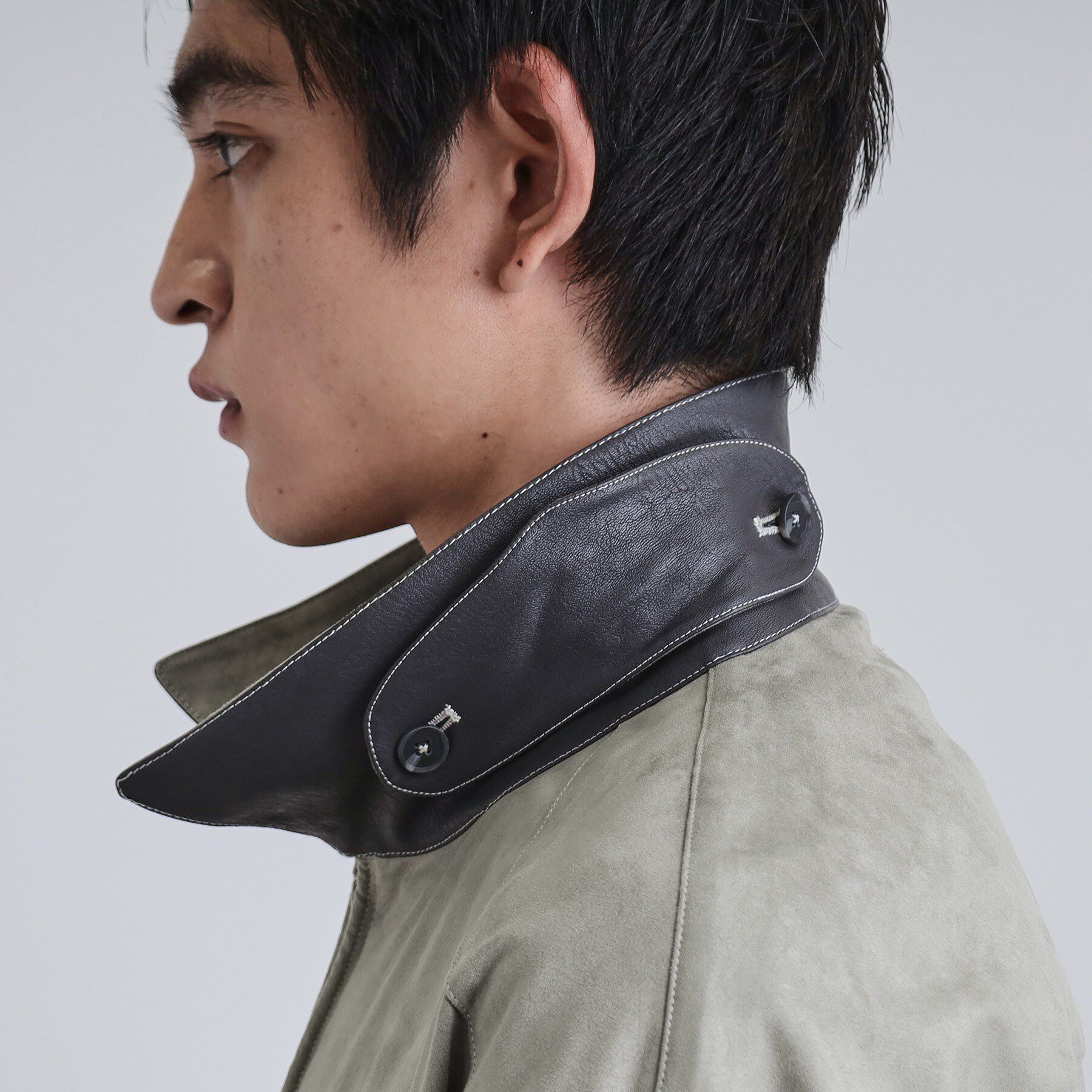 tk.TAKEO KIKUCHI「フェイクスエードシャツアウター」|ブルゾン・スタジャン|