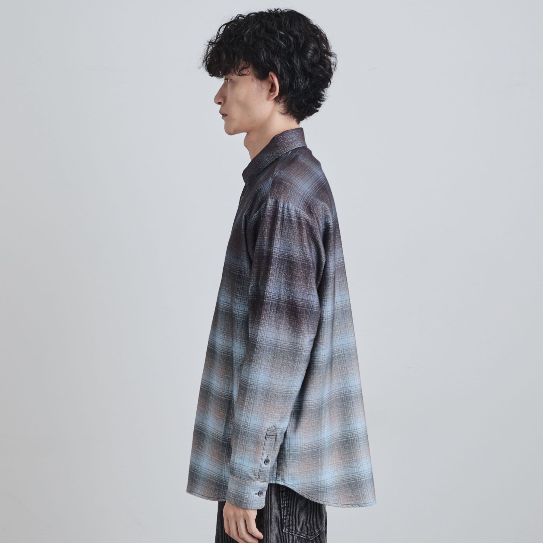 tk.TAKEO KIKUCHI「グラデーションプリントネルシャツ」|シャツ・ブラウス|