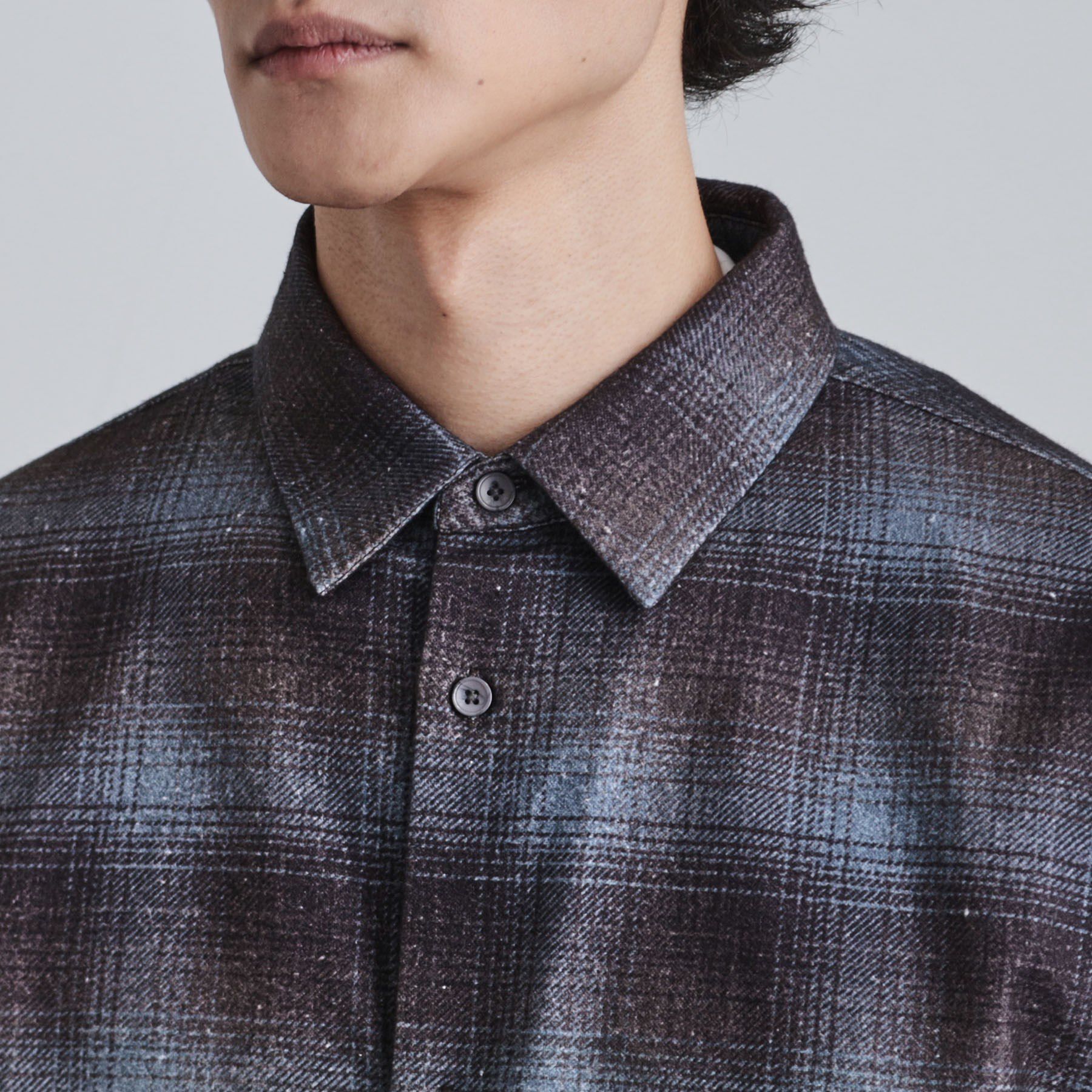 tk.TAKEO KIKUCHI「グラデーションプリントネルシャツ」|シャツ・ブラウス|