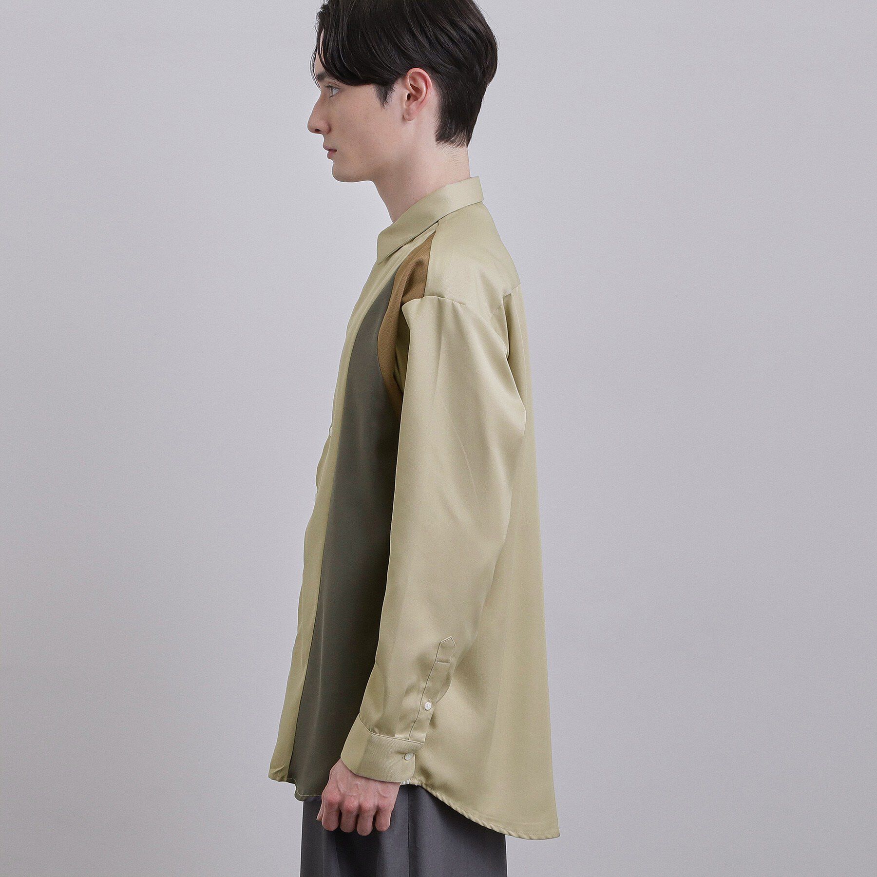 tk.TAKEO KIKUCHI「ダイアゴナル切り替えシャツ」|シャツ・ブラウス|