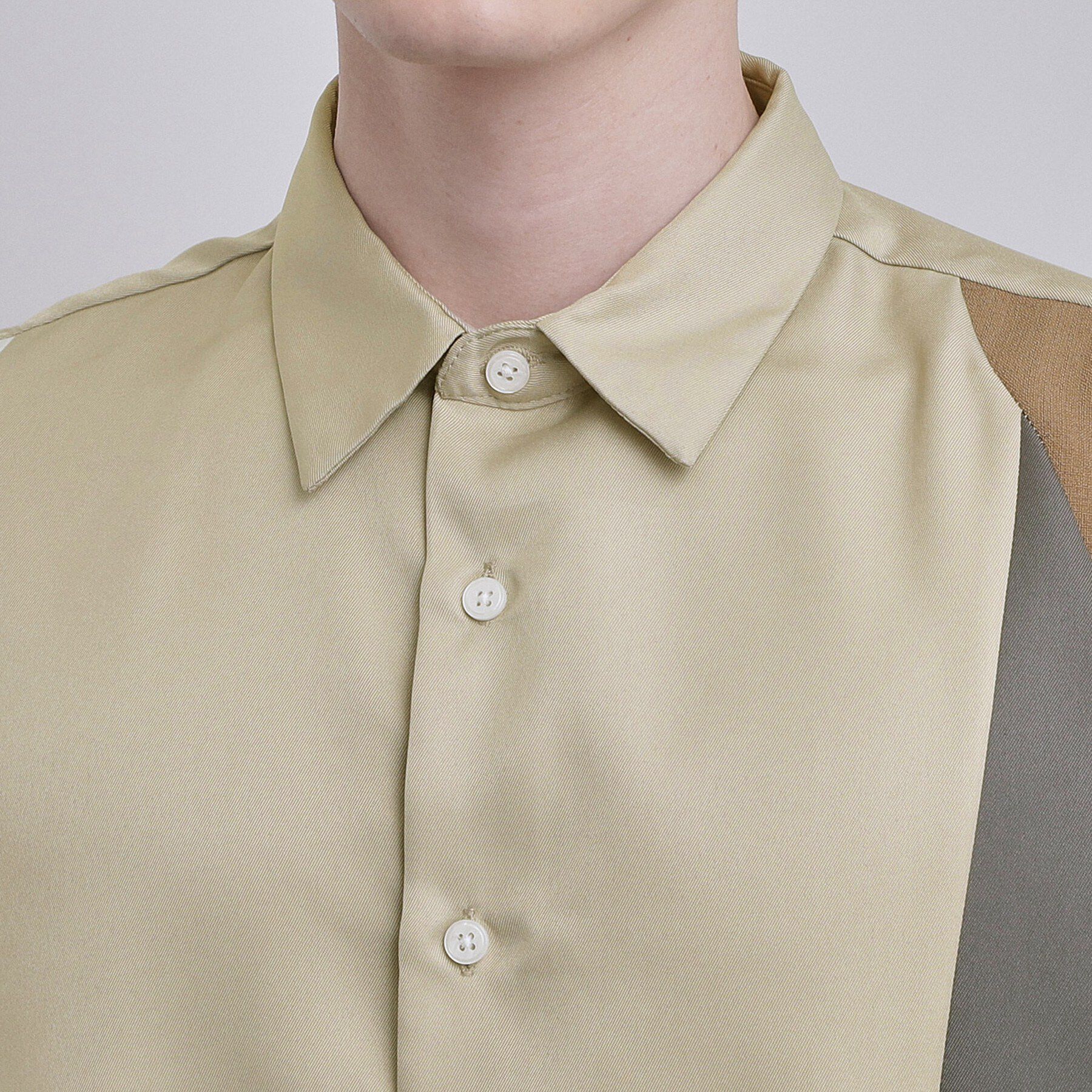 tk.TAKEO KIKUCHI「ダイアゴナル切り替えシャツ」|シャツ・ブラウス|