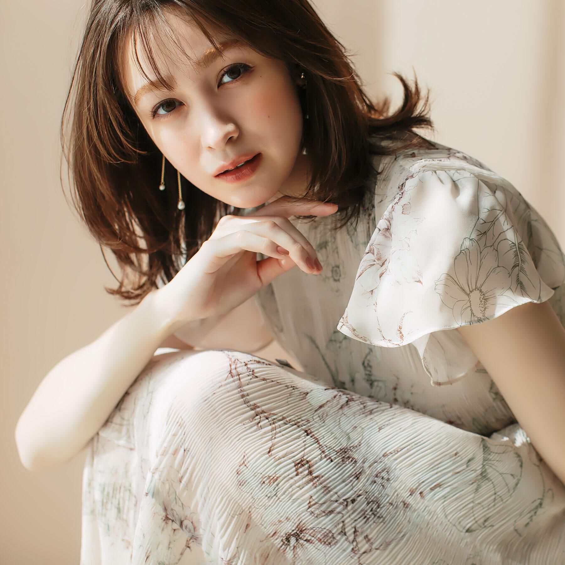 index「マジョリカフレアワンピース【洗濯機洗い可】」|ワンピース|