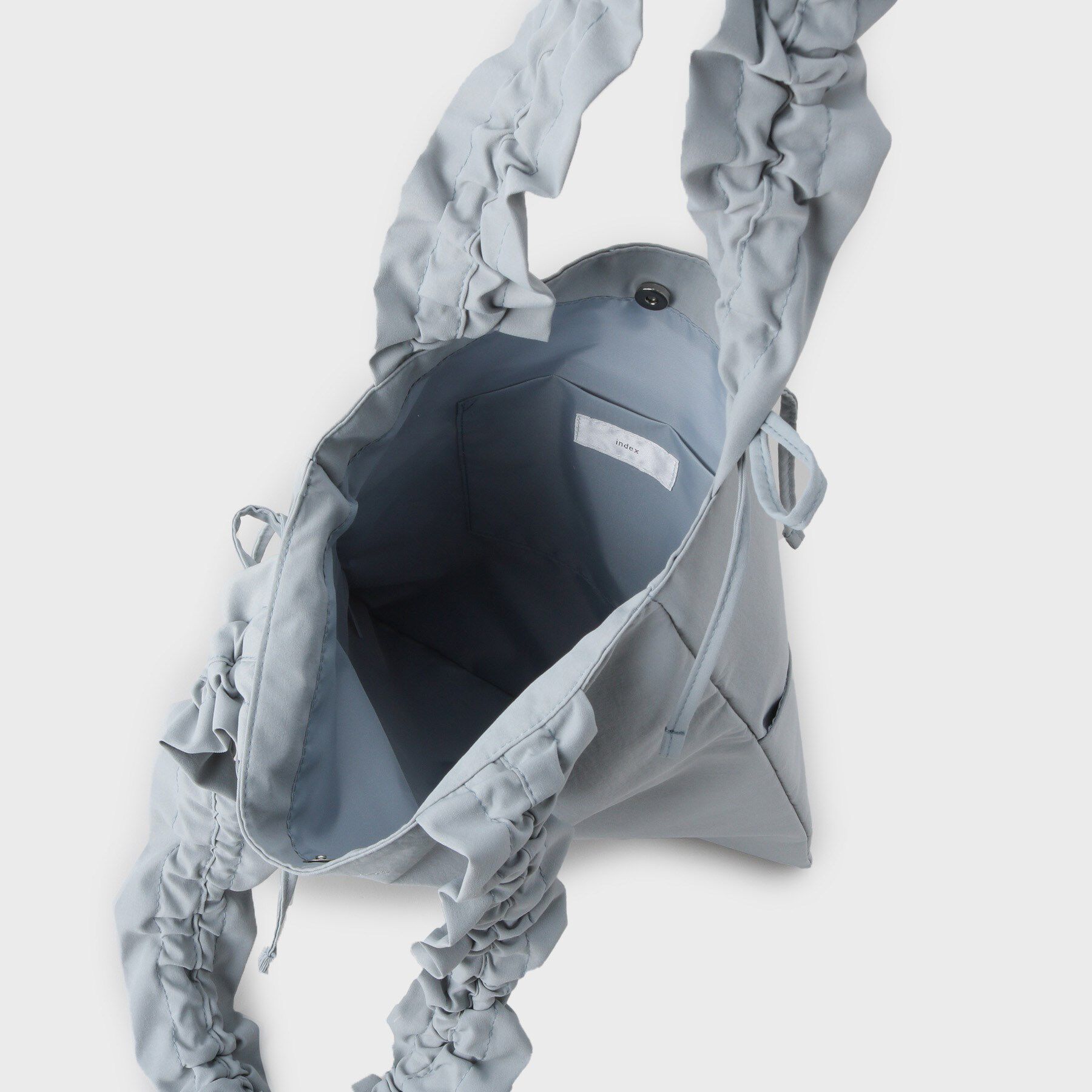 index「【A4サイズ収納可能】持ち手フリルトートバッグ」|トートバッグ|