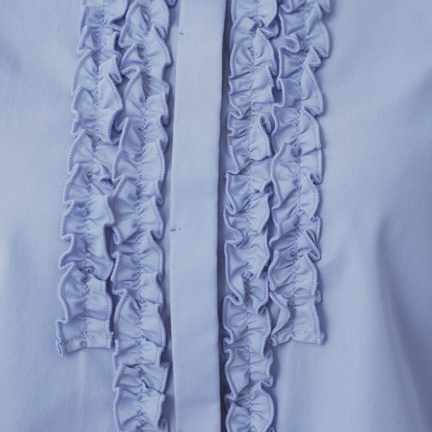 index「バンドカラーフリルブラウス【洗濯機OK/イージーアイロン/防シワ】」|シャツ・ブラウス|