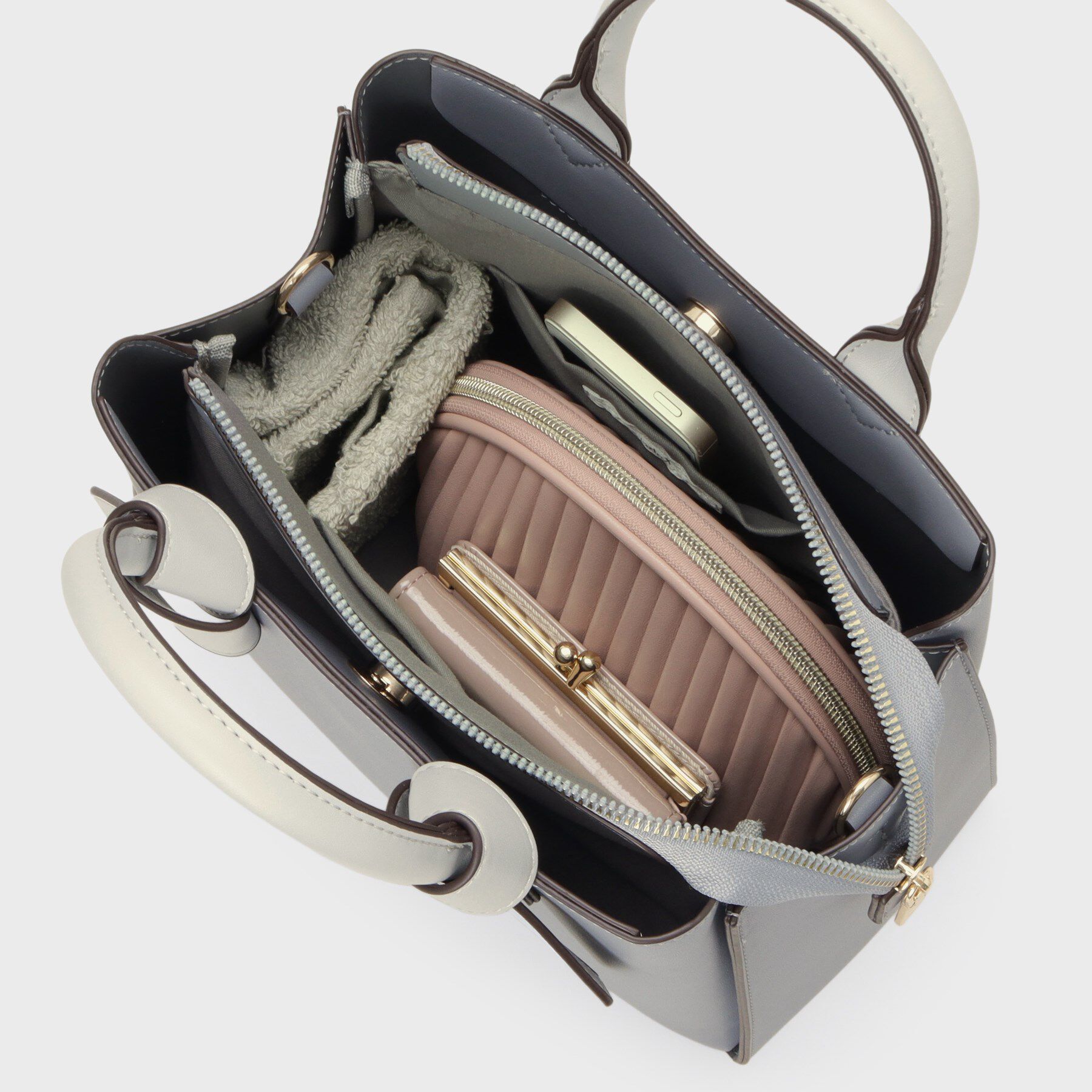 index「【2WAY】リボンハンドルミドルトートバッグ」|トートバッグ|