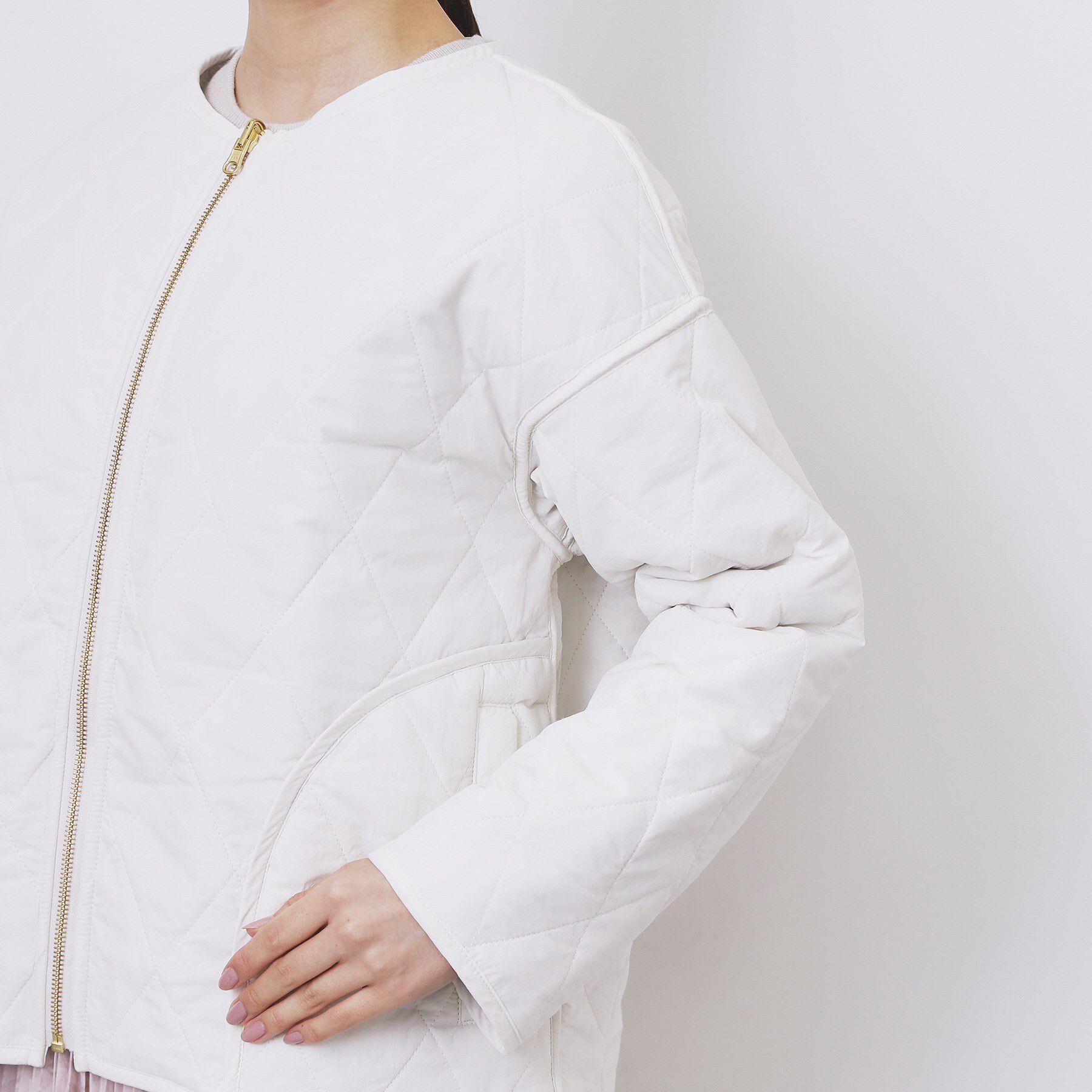 index「リバーシブル キルティングファーブルゾン【洗濯機OK】」|ブルゾン・スタジャン|