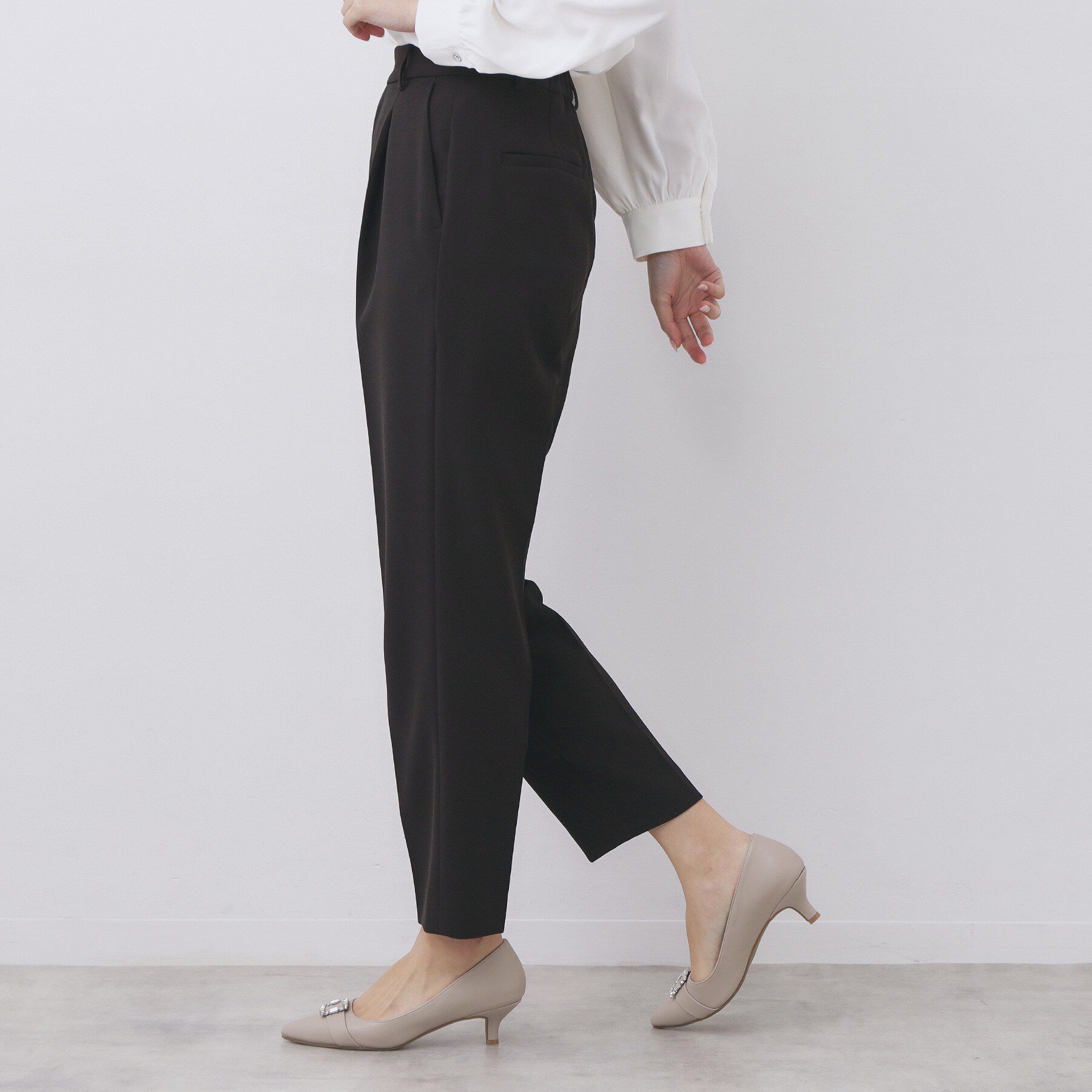 index「ストレッチテーパードパンツ/セットアップ可【洗濯機OK/防シワ/イージーアイロン】」|その他|