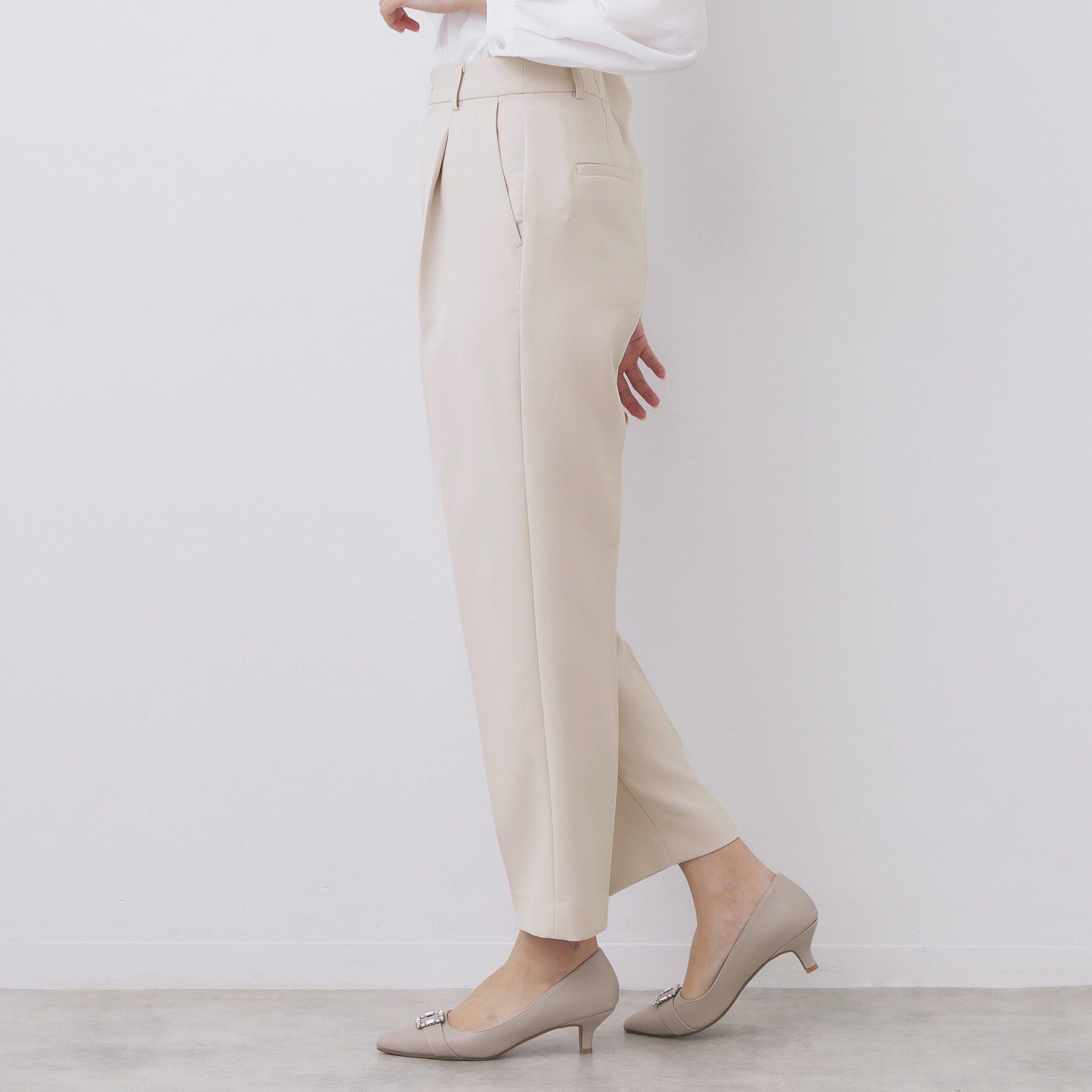 index「ストレッチテーパードパンツ/セットアップ可【洗濯機OK/防シワ/イージーアイロン】」|その他|