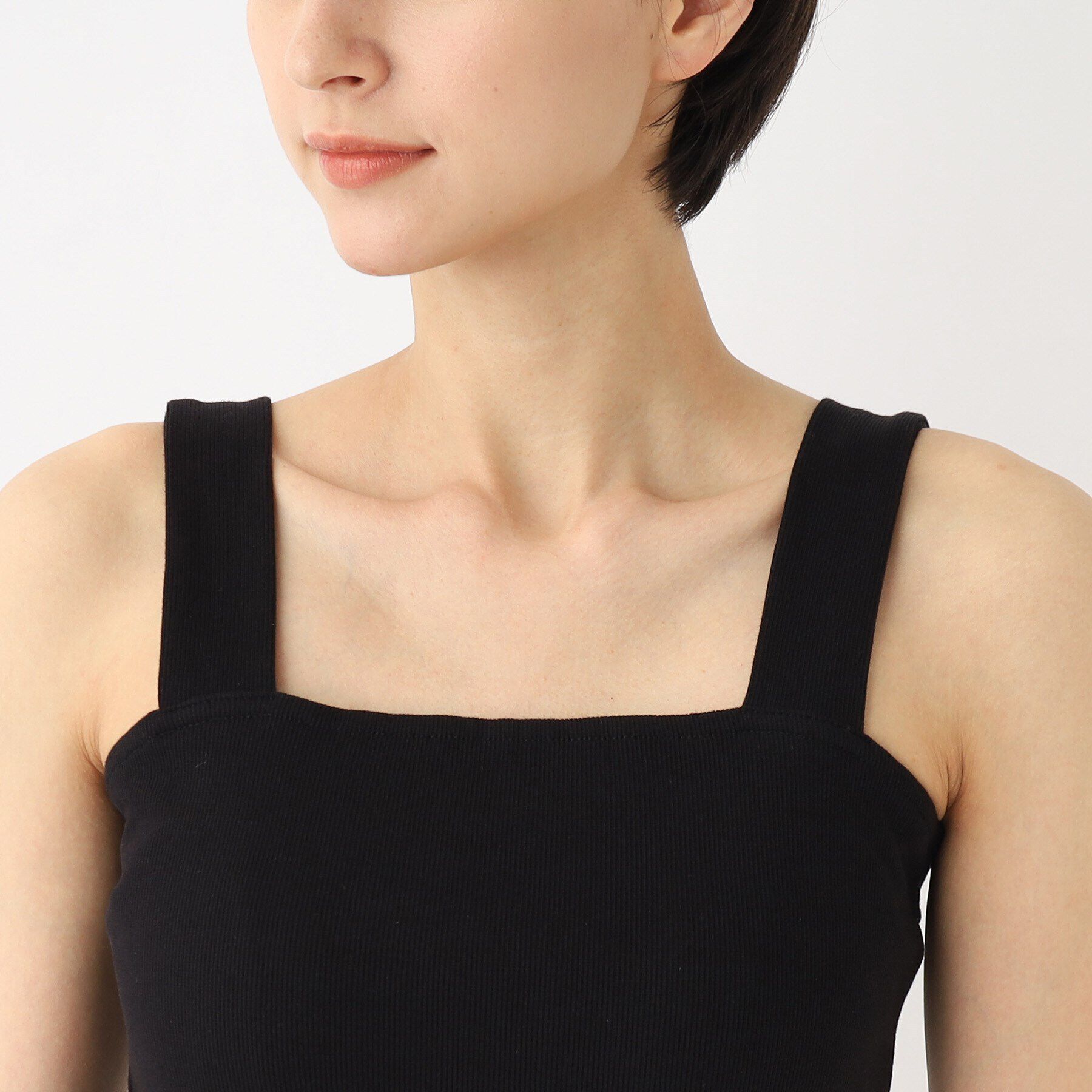 OPAQUE.CLIP「ワイドストラップキャミソール【洗濯機洗い可】」|キャミソール|