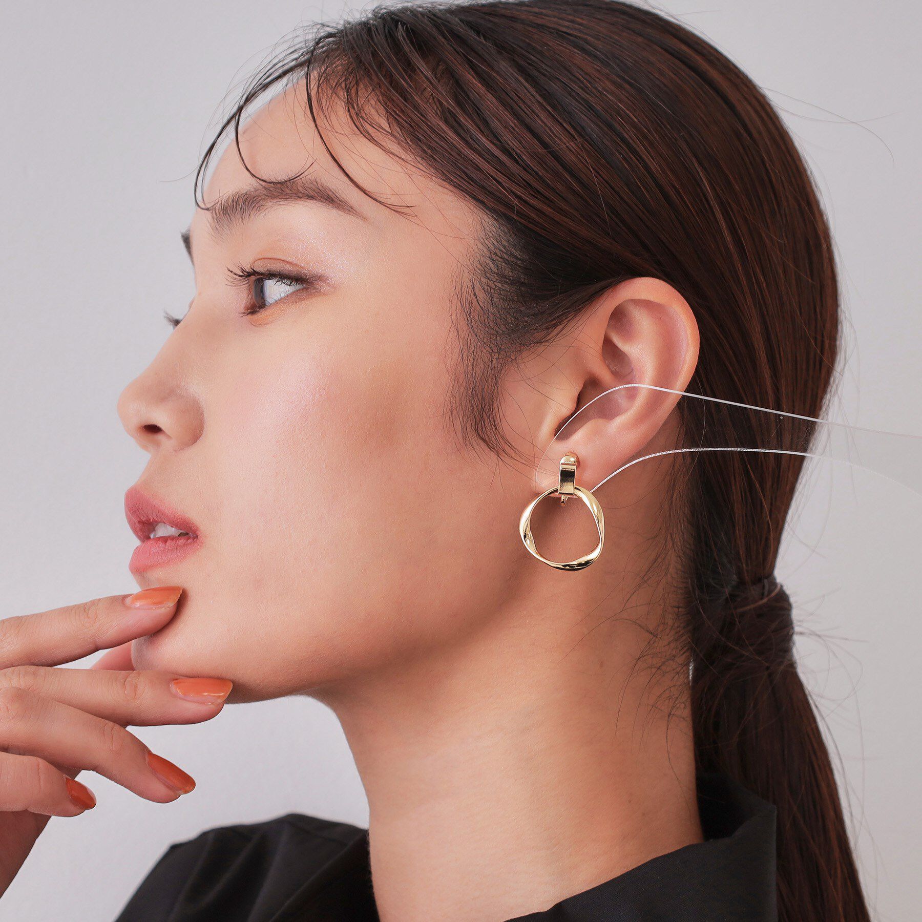 OPAQUE.CLIP「メタルリングイヤリング」|イヤリング|