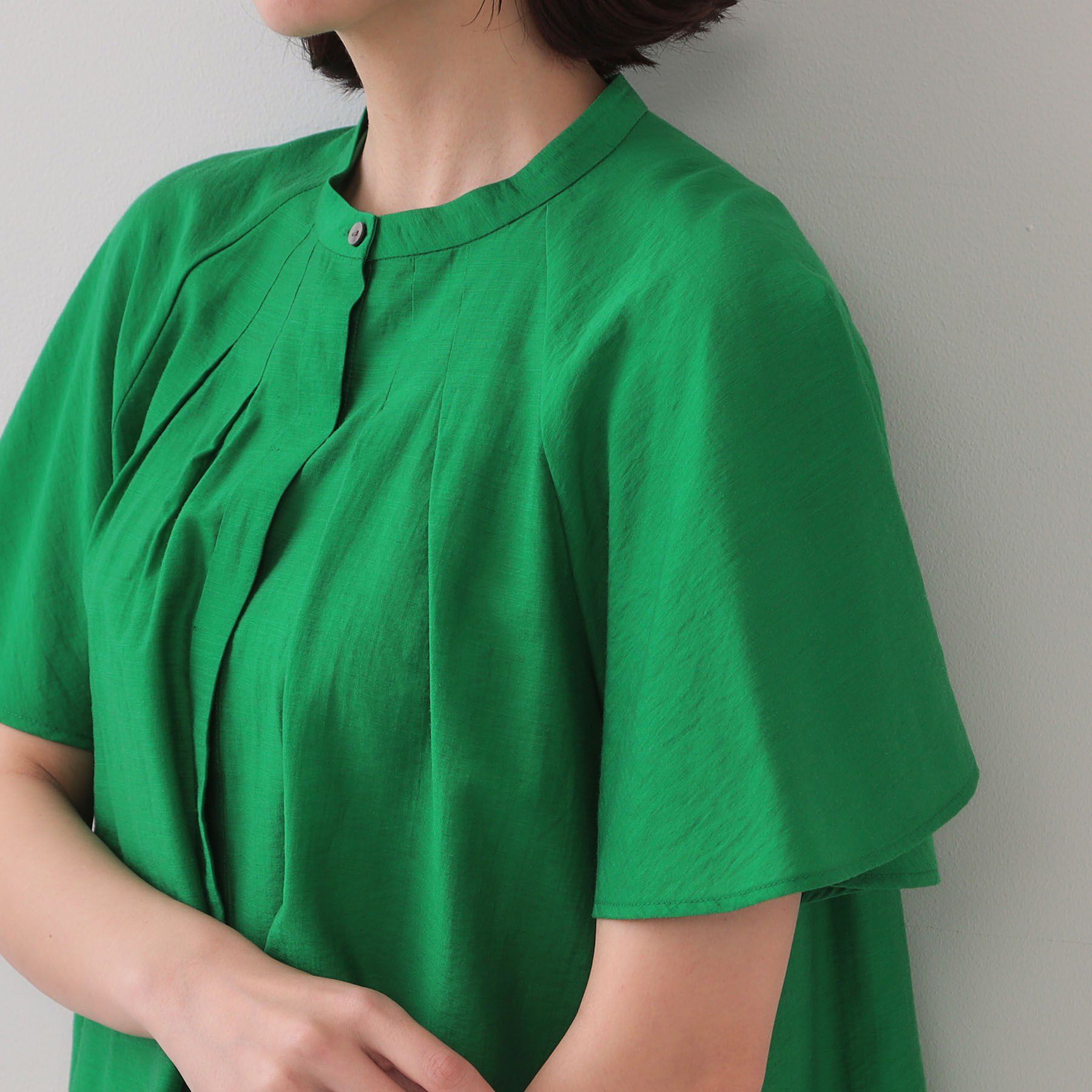 OPAQUE.CLIP「シアーフレアスリーブブラウス【洗濯機洗い可】」|シャツ・ブラウス|