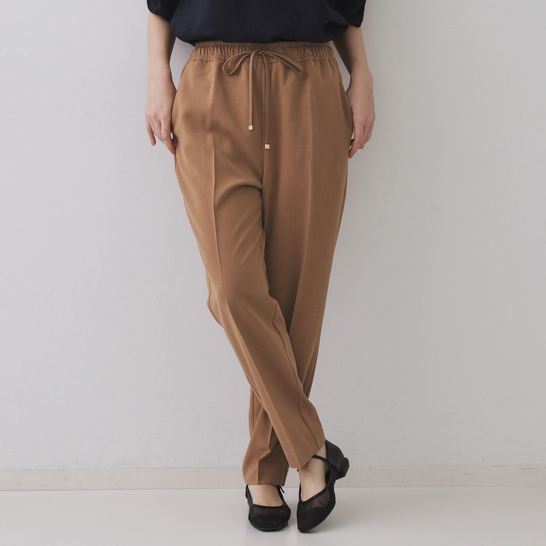 OPAQUE.CLIP「美脚イージーテーパードパンツ【防シワ/洗濯機洗い可/抗ピル/ストレッチ】《丈が選べる/SS-LLサイ」|その他|