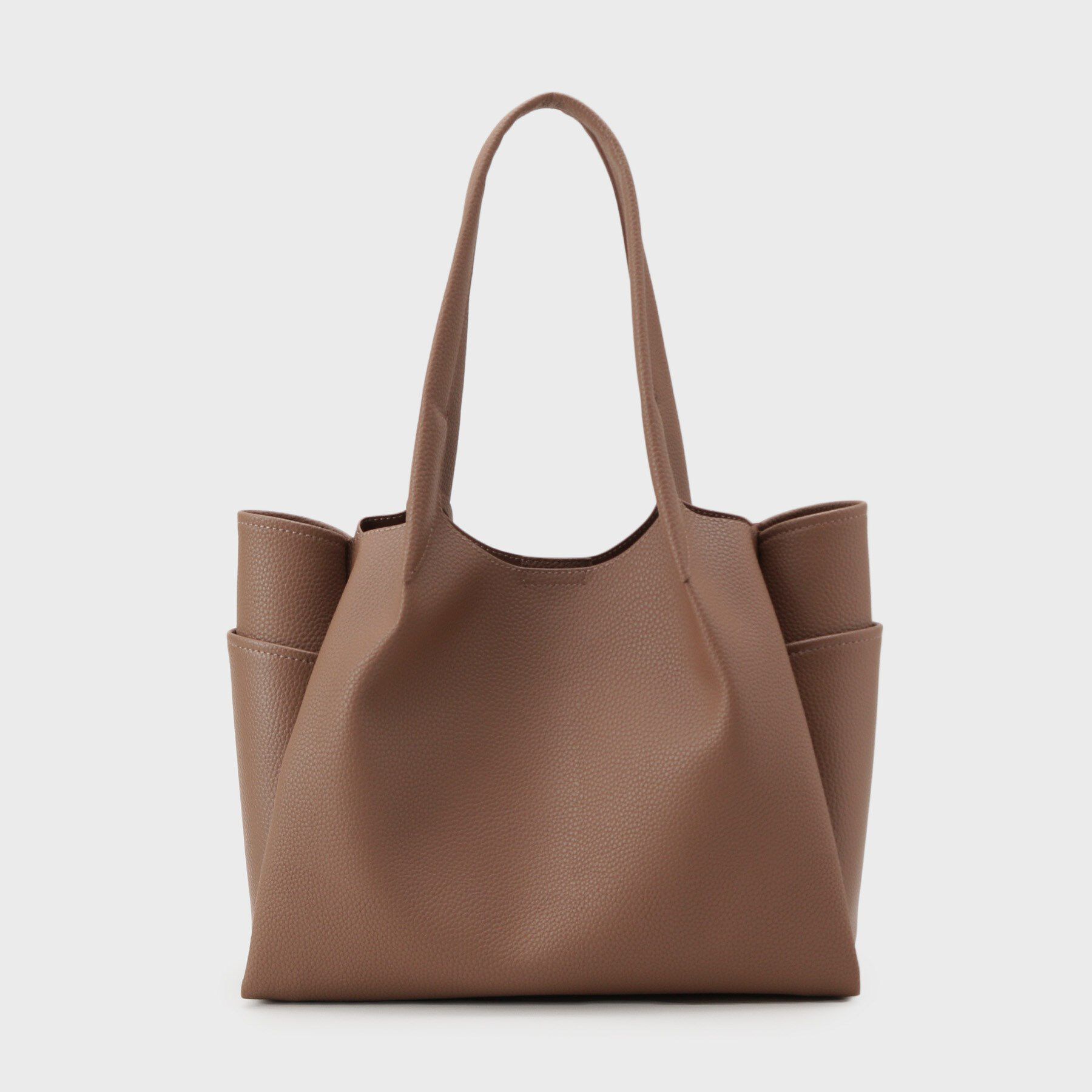 OPAQUE.CLIP「【軽量/多ポケット】ワイドマチ付きシュリンクトートバッグ」|トートバッグ|