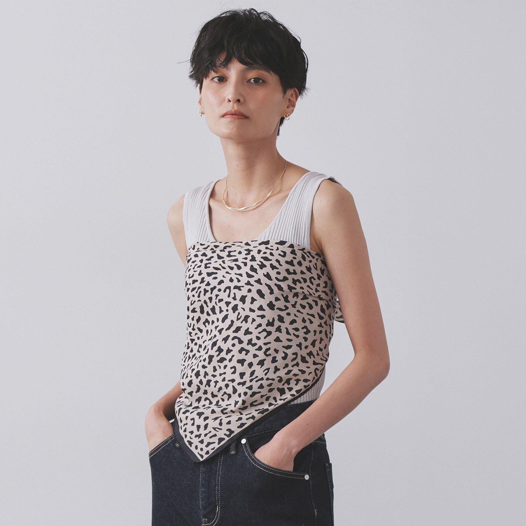 OPAQUE.CLIP「柄アソートスクエア大判スカーフ」|バンダナ・スカーフ|