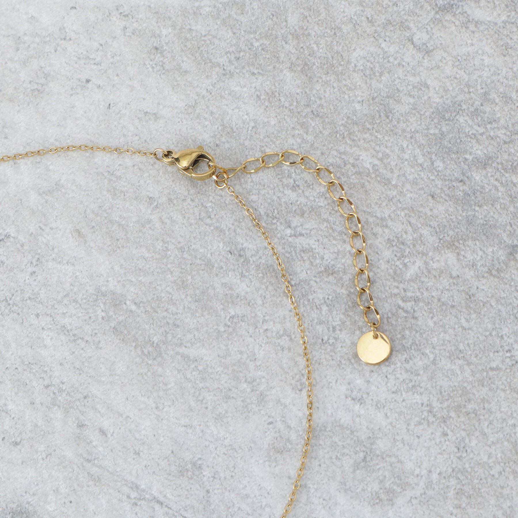 OPAQUE.CLIP「【ステンレス】チェーン&times;ビジューネックレス」|ネックレス|