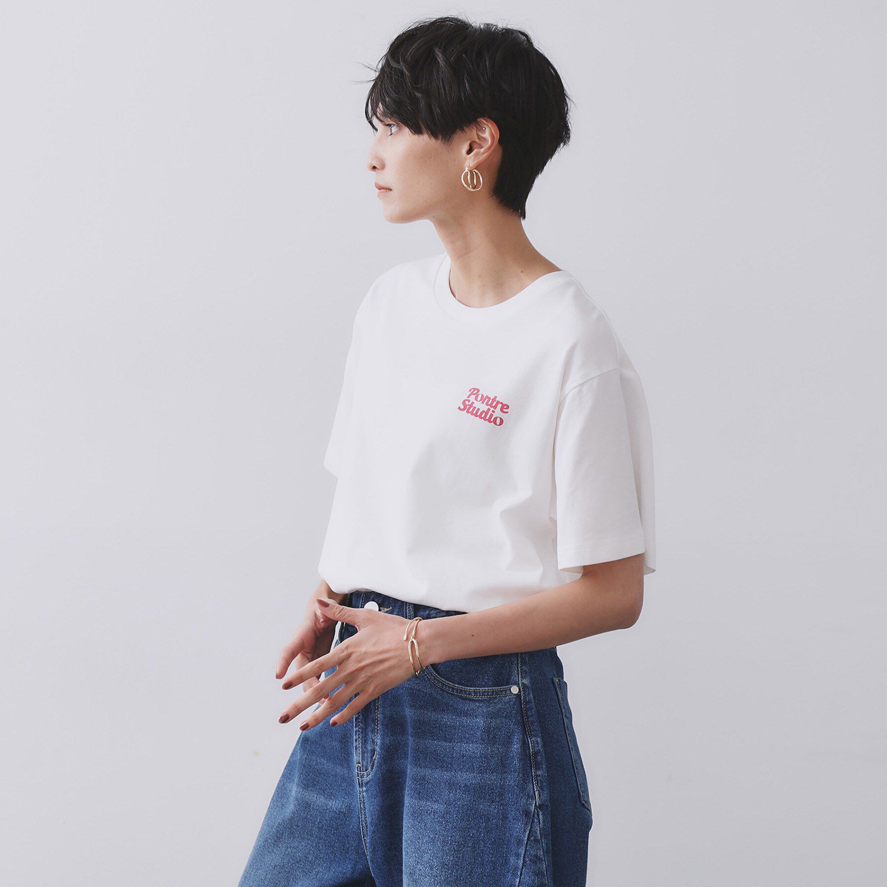 OPAQUE.CLIP「【Pontre Studio／ポンレストゥディオ】別注グラフィックTシャツ」|Tシャツ・カットソー|