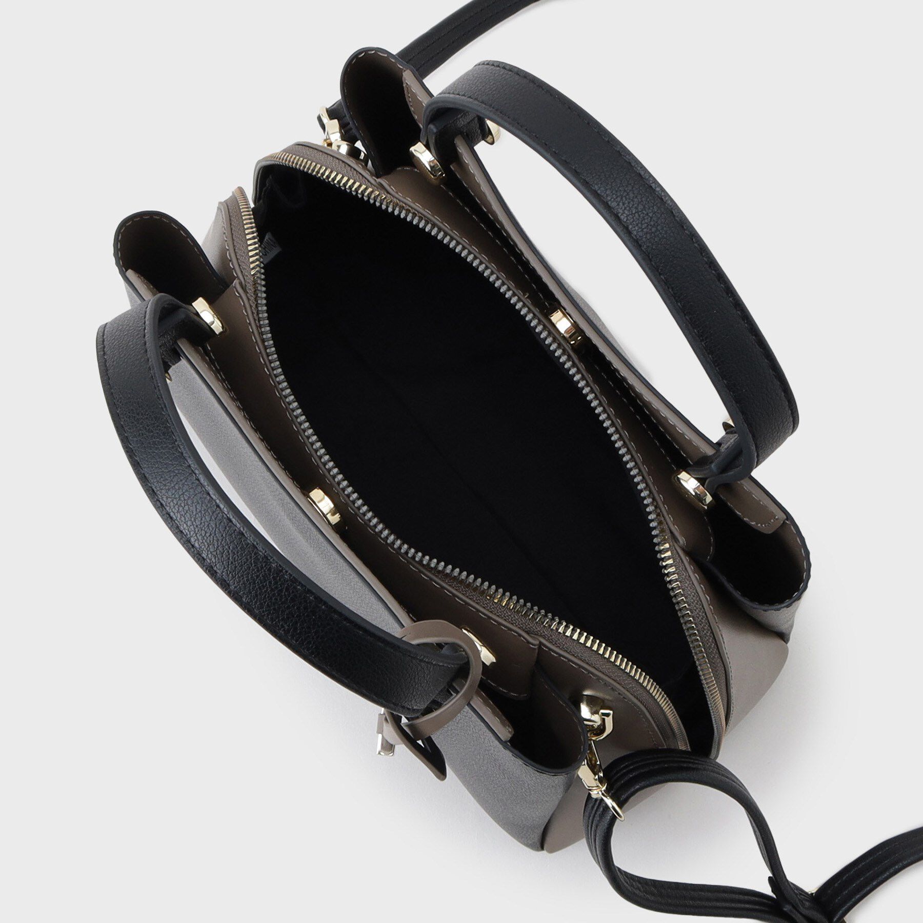 OPAQUE.CLIP「【2WAY/名品】バイカラーミドルボストンバッグ」|ショルダー・メッセンジャー|