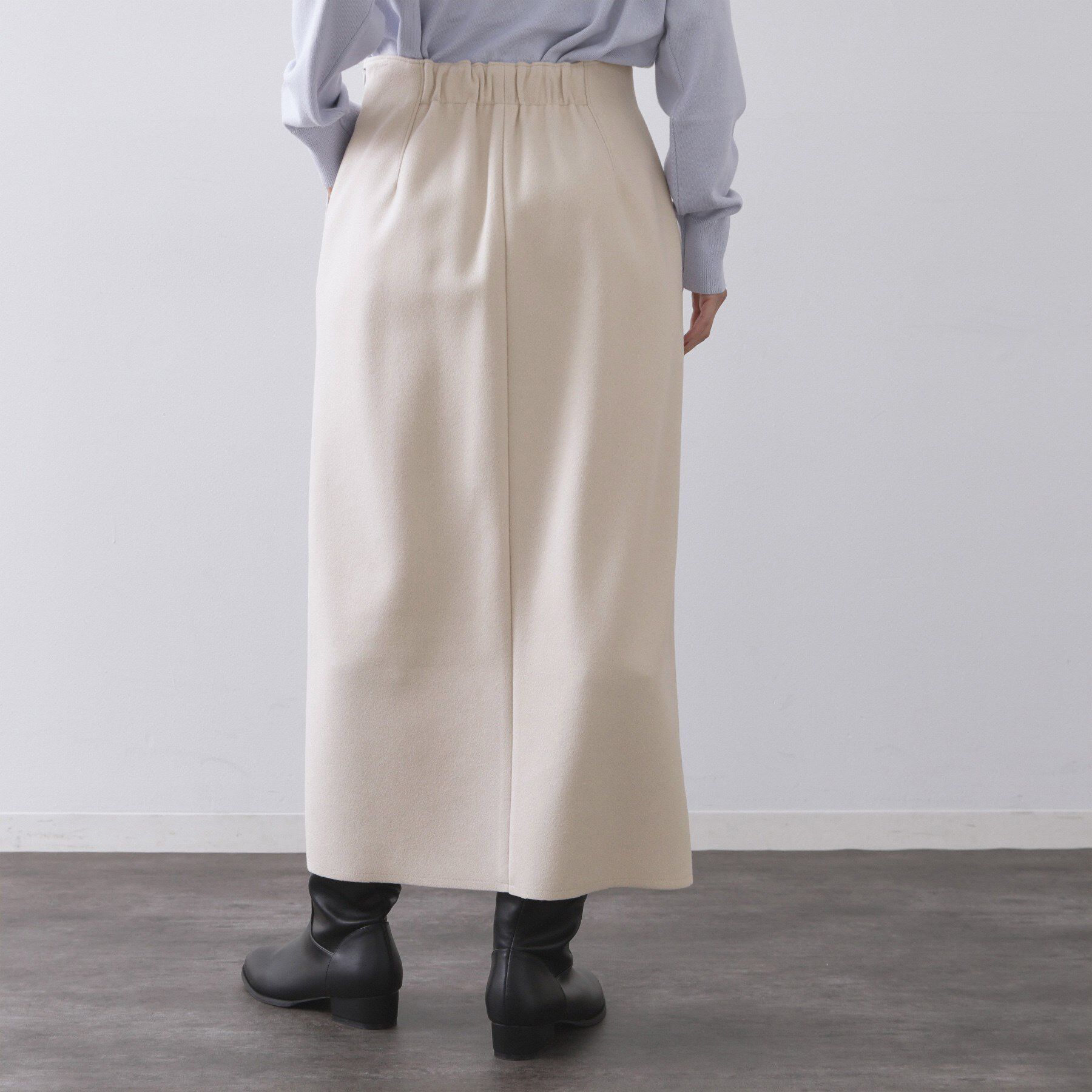 OPAQUE.CLIP「ウールライクタイトスカート【洗濯機洗い可】《8col》」|スカート|