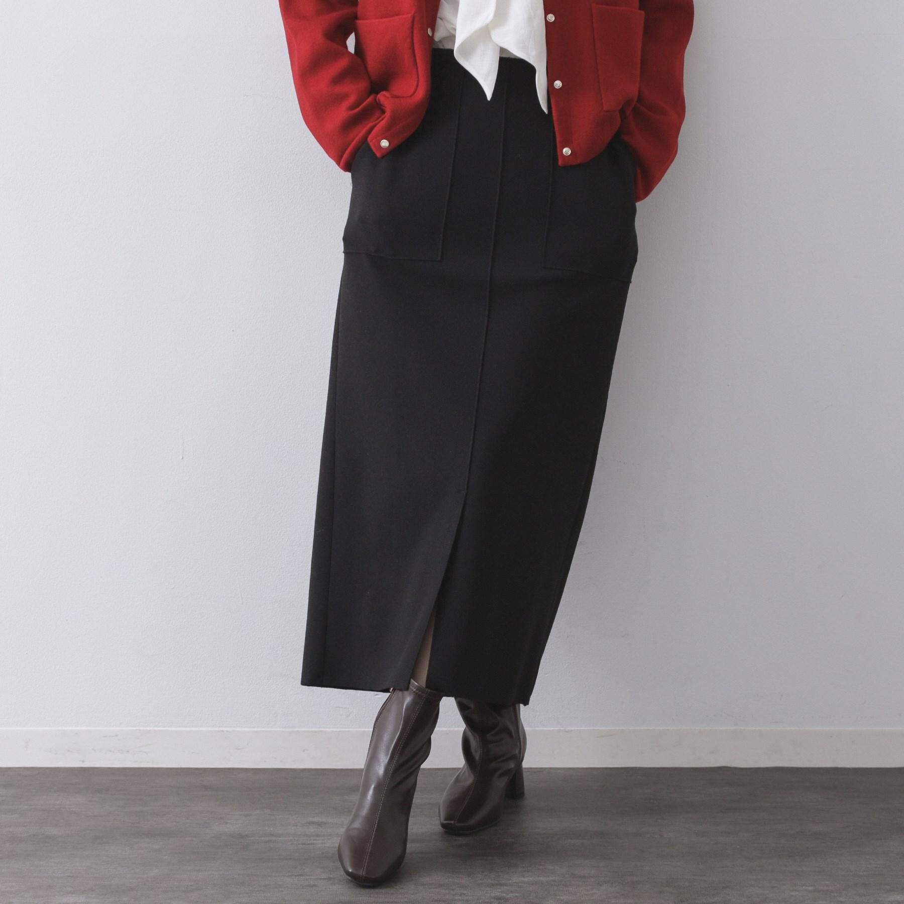 OPAQUE.CLIP「ウールライクタイトスカート【洗濯機洗い可】《8col》」|スカート|