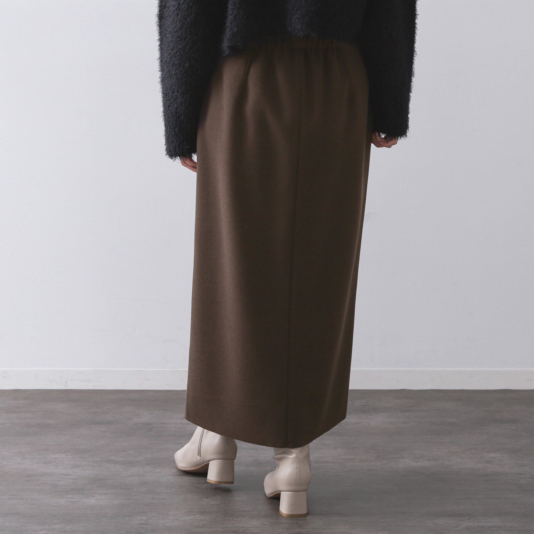 OPAQUE.CLIP「ウールライクタイトスカート【洗濯機洗い可】《8col》」|スカート|