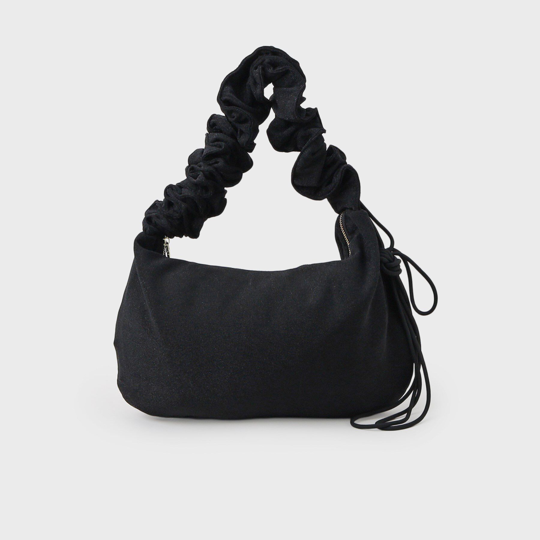 OPAQUE.CLIP「【2WAY】ドロストフリルハンドルラメミドルショルダーバッグ」|ショルダー・メッセンジャー|