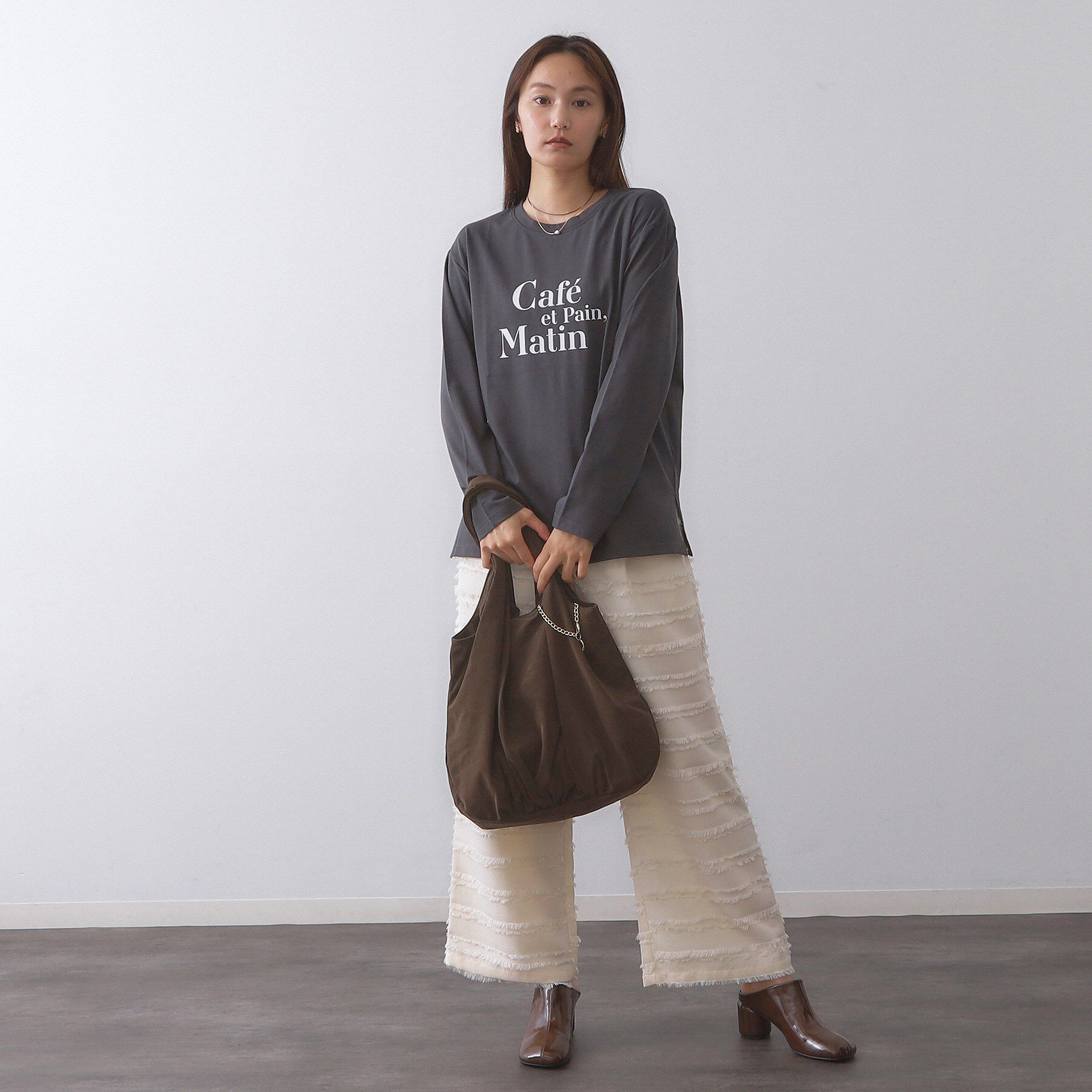 OPAQUE.CLIP「【A4サイズ対応】ヌバック調合皮ビッグトート」|トートバッグ|