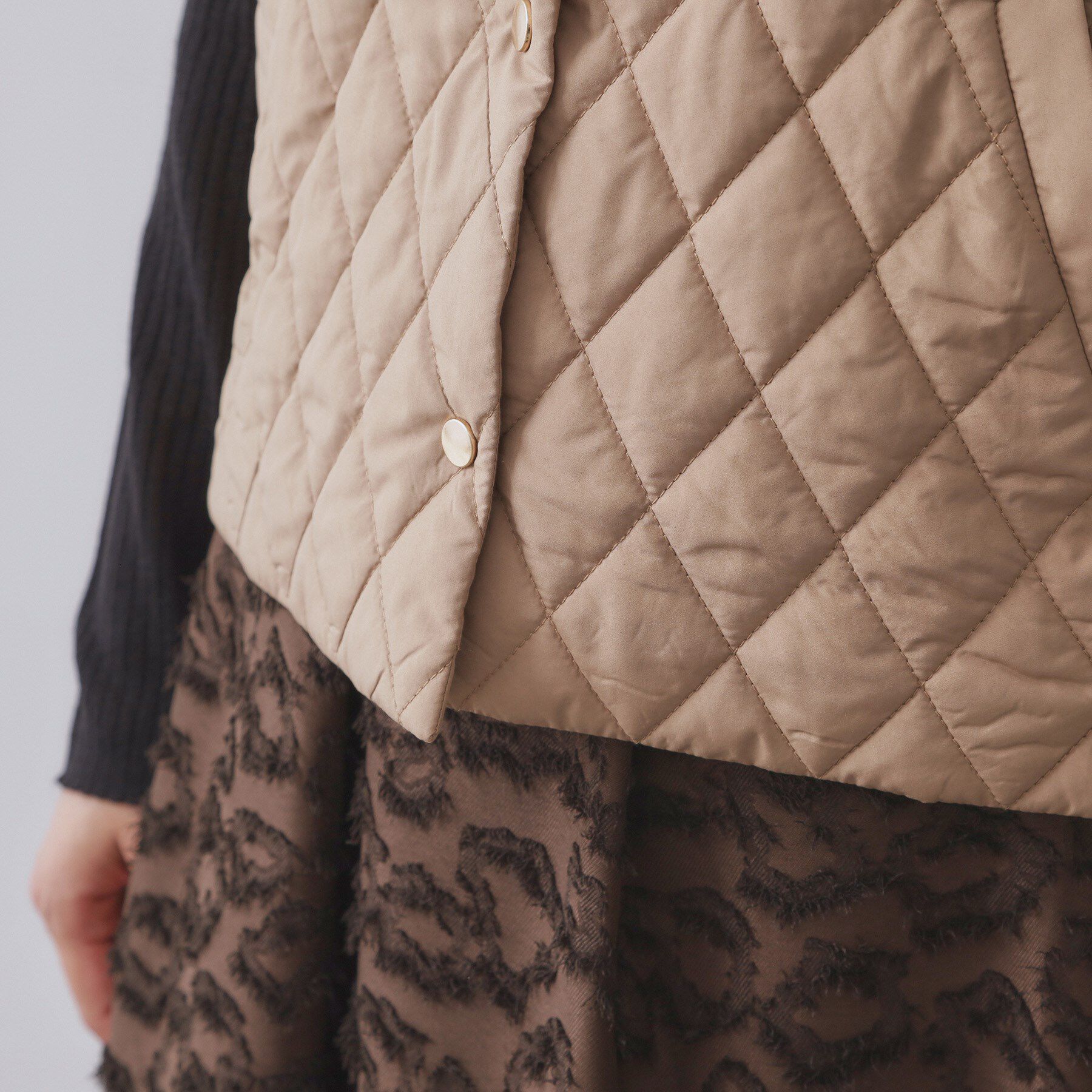 OPAQUE.CLIP「《ツインセット》マウンテンパーカー&times;キルティングベストライナー【撥水/洗濯機OK】」|ブルゾン・スタジャン|