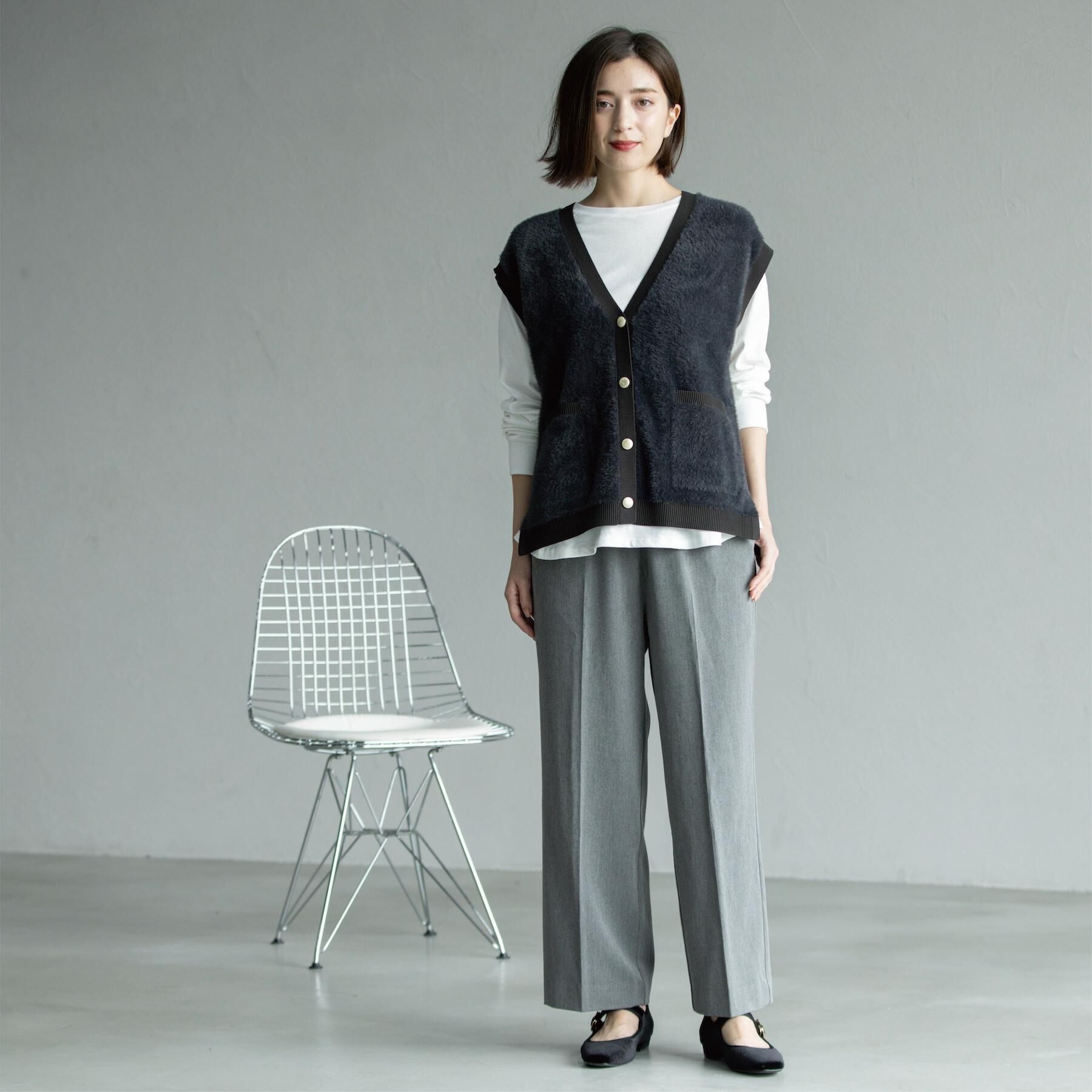 OPAQUE.CLIP「ウォームタッチ イージーワイドパンツ【洗濯機洗OK/ストレッチ】≪SS～LL≫」|その他|