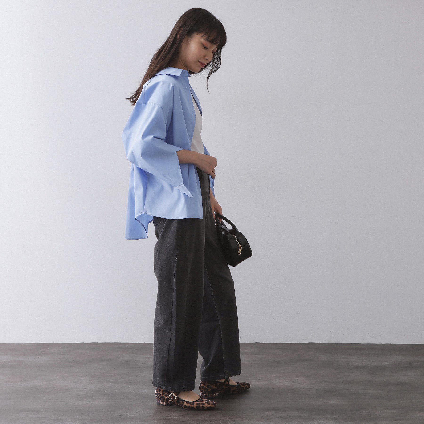 OPAQUE.CLIP「フォルムデザインシャツ【洗濯機OK】」|シャツ・ブラウス|