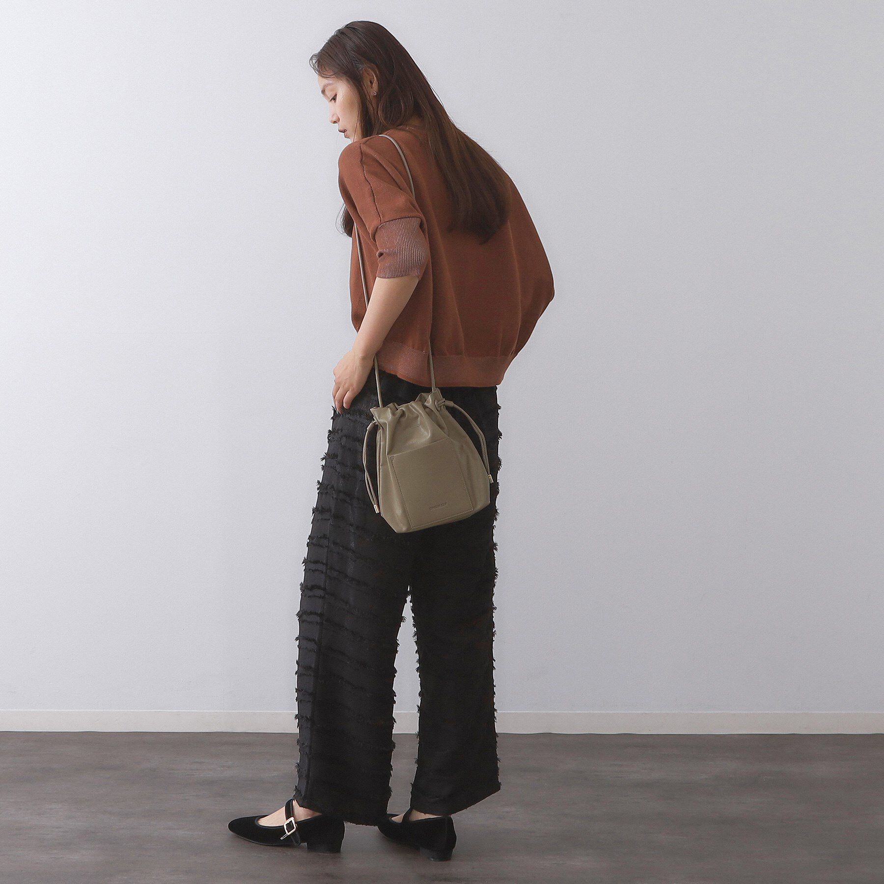OPAQUE.CLIP「【長さ調整可能】サイドドロストミニショルダーバッグ」|ショルダー・メッセンジャー|