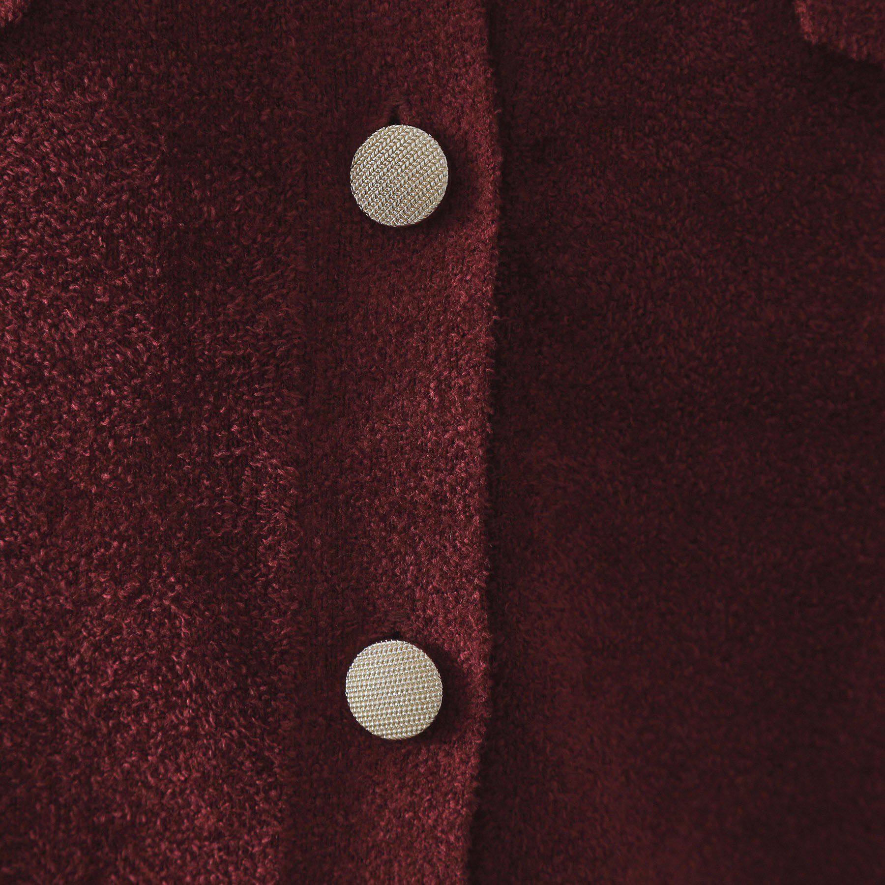 OPAQUE.CLIP「モールニットクルーカーディガン【洗濯機OK】」|カーディガン|