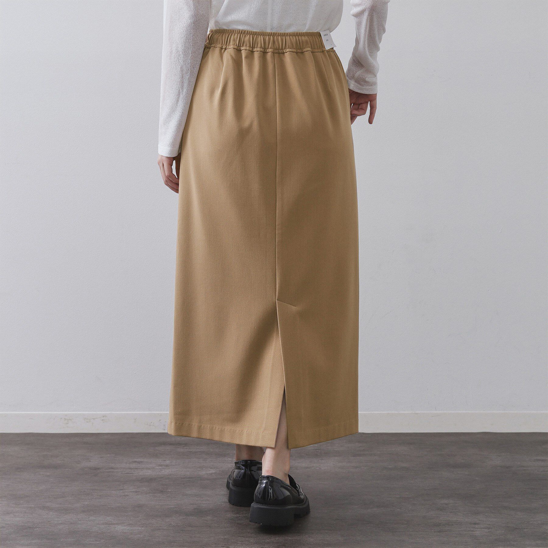 OPAQUE.CLIP「裏起毛イージーナロースカート／ネオサーモ【蓄熱素材／洗濯機洗い可」|スカート|