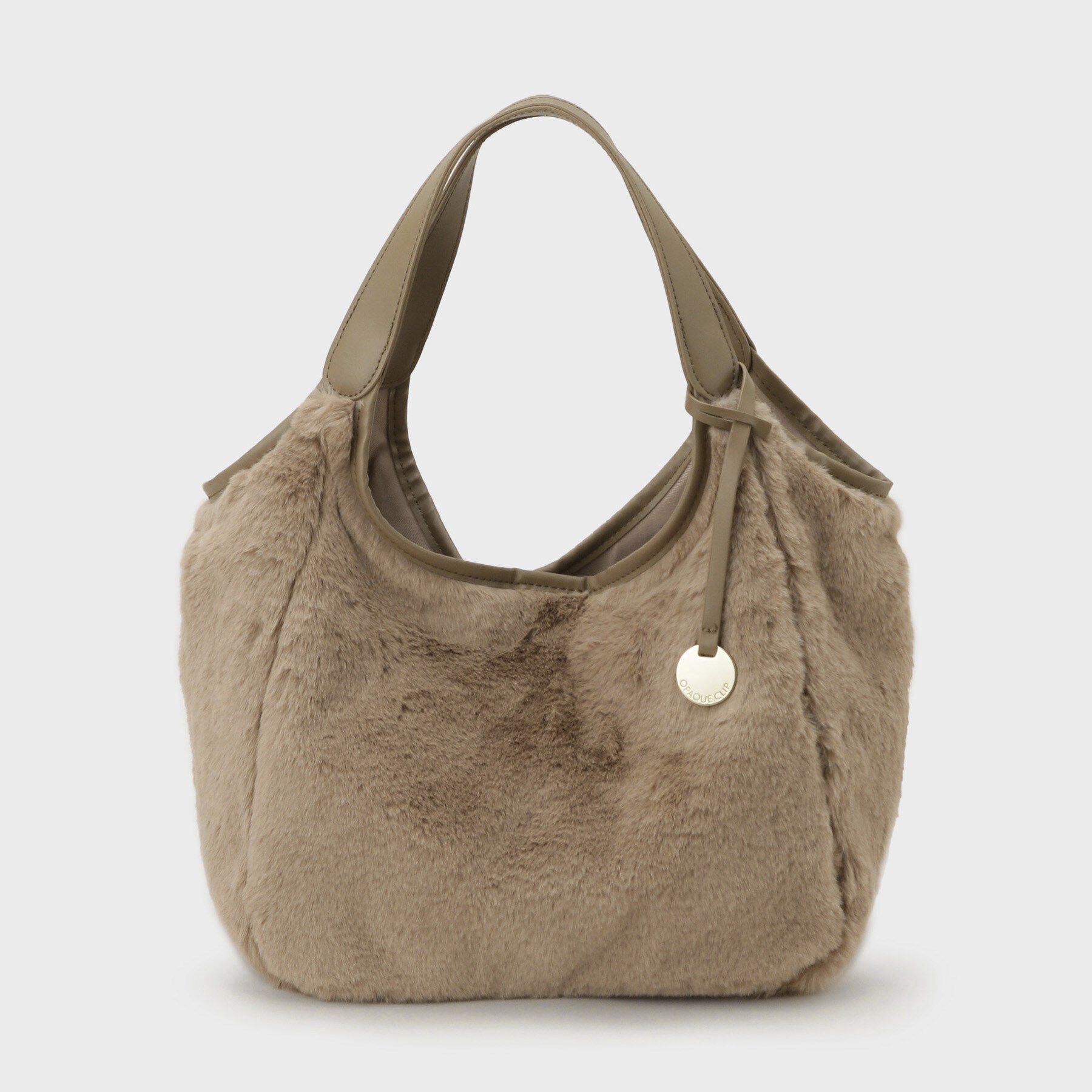 OPAQUE.CLIP「【フェイクファー／キルティング】くり手ミドルトートバッグ」|トートバッグ|