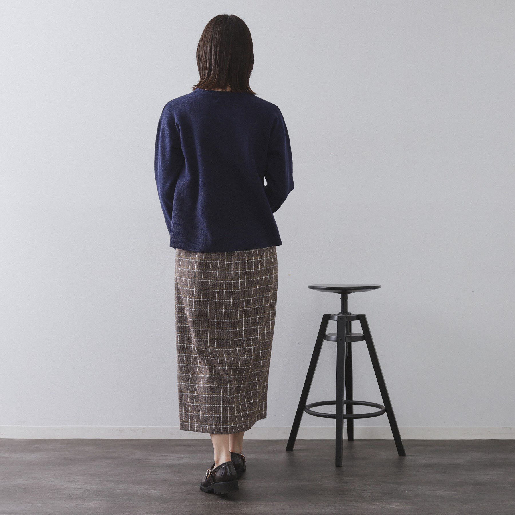 OPAQUE.CLIP「ペプラムニット【洗濯機OK】」|ニット・セーター|