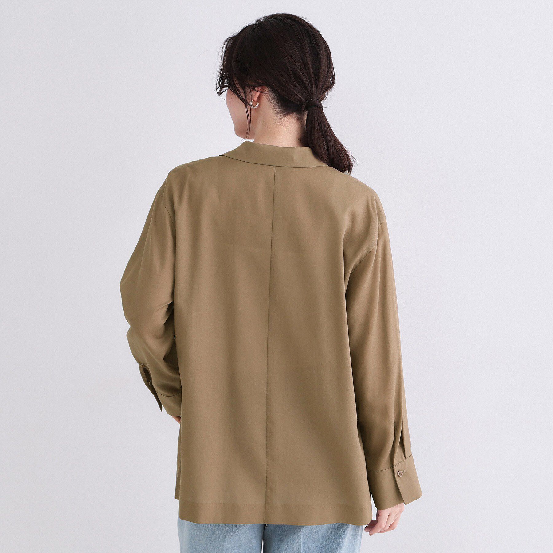 OPAQUE.CLIP「2WAYスリーブシアーテーラードジャケット【洗濯機OK】」|テーラードジャケット|