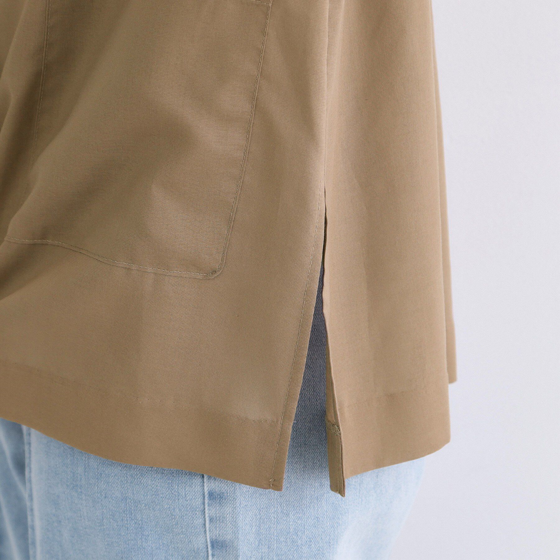 OPAQUE.CLIP「2WAYスリーブシアーテーラードジャケット【洗濯機OK】」|テーラードジャケット|