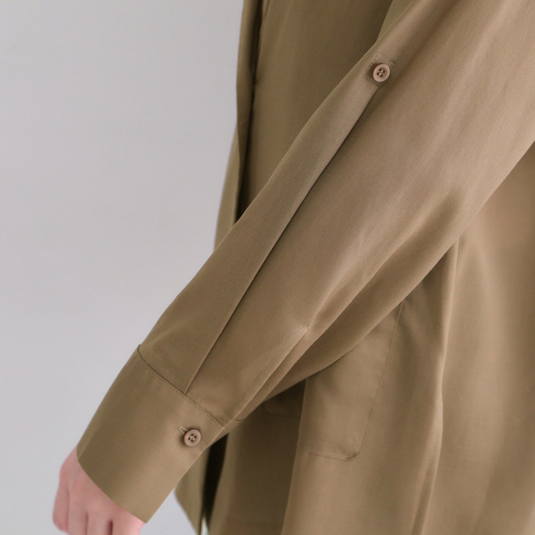 OPAQUE.CLIP「2WAYスリーブシアーテーラードジャケット【洗濯機OK】」|テーラードジャケット|