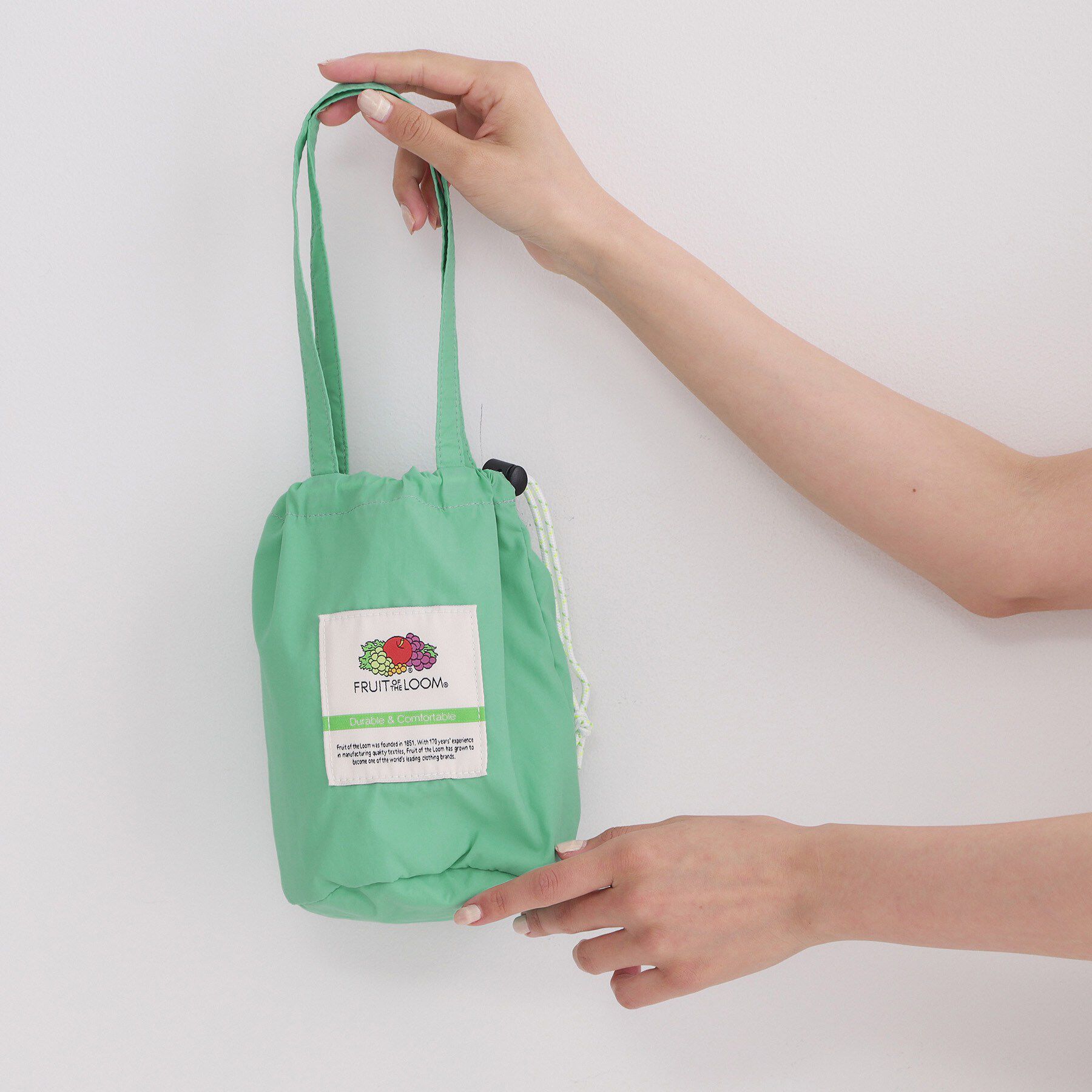 OPAQUE.CLIP「【FRUIT OF THE LOOM／フルーツオブザルーム】ナイロンドロストリングバッグ」|ハンドバッグ|