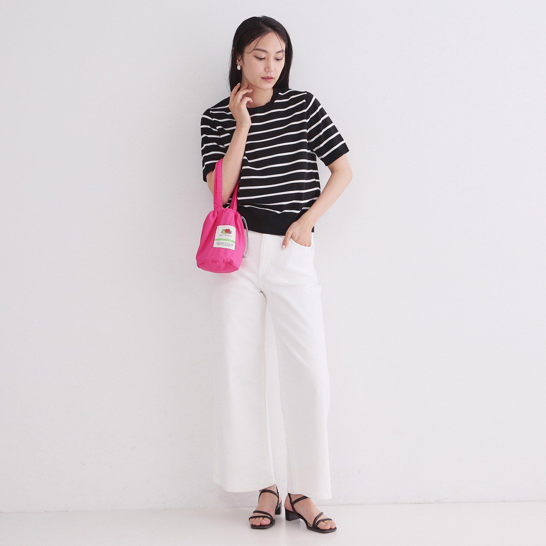 OPAQUE.CLIP「【FRUIT OF THE LOOM／フルーツオブザルーム】ナイロンドロストリングバッグ」|ハンドバッグ|